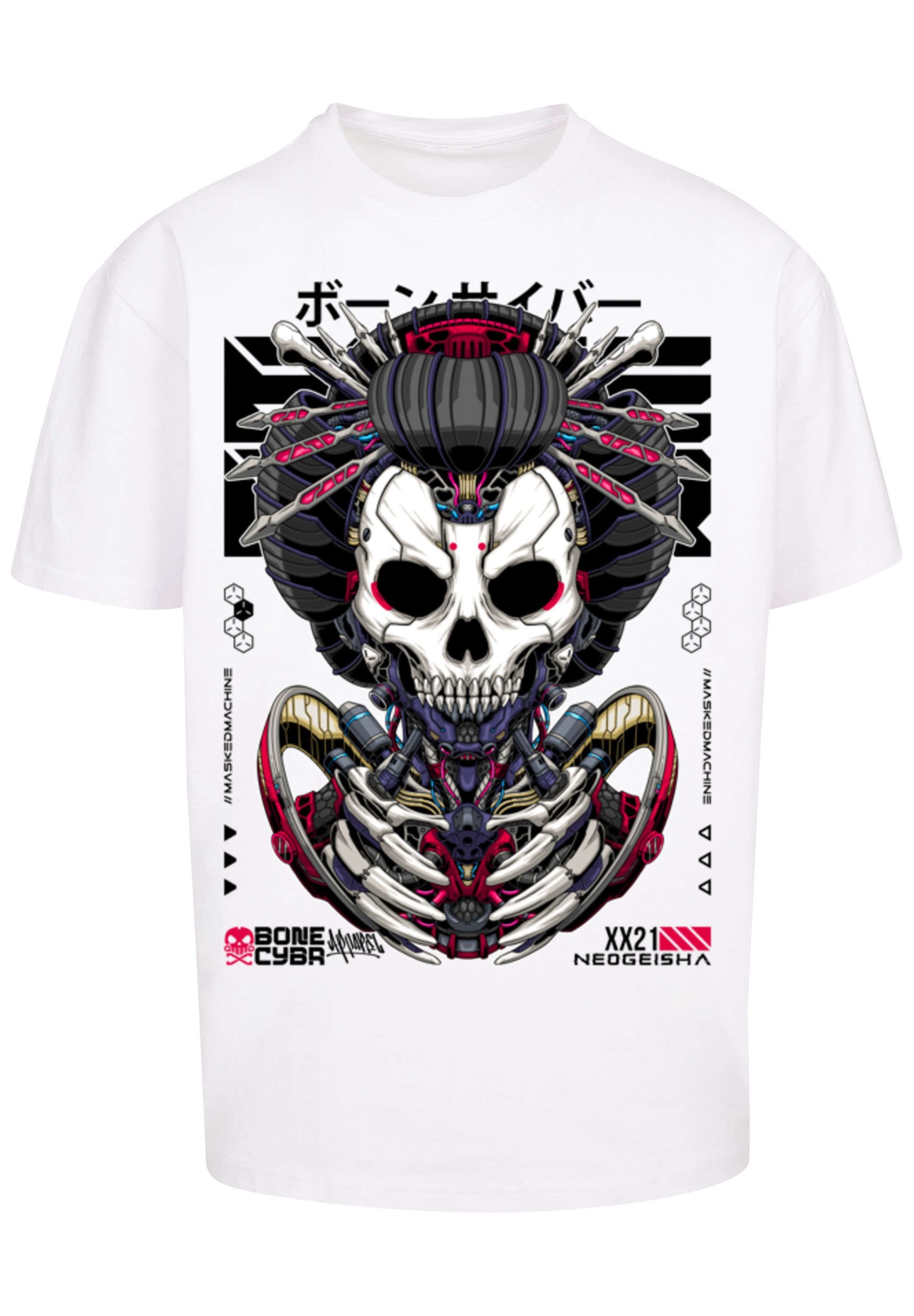 F4NT4STIC T-Shirt "Bone Cyber CYBERPUNK STYLES", Print günstig online kaufen