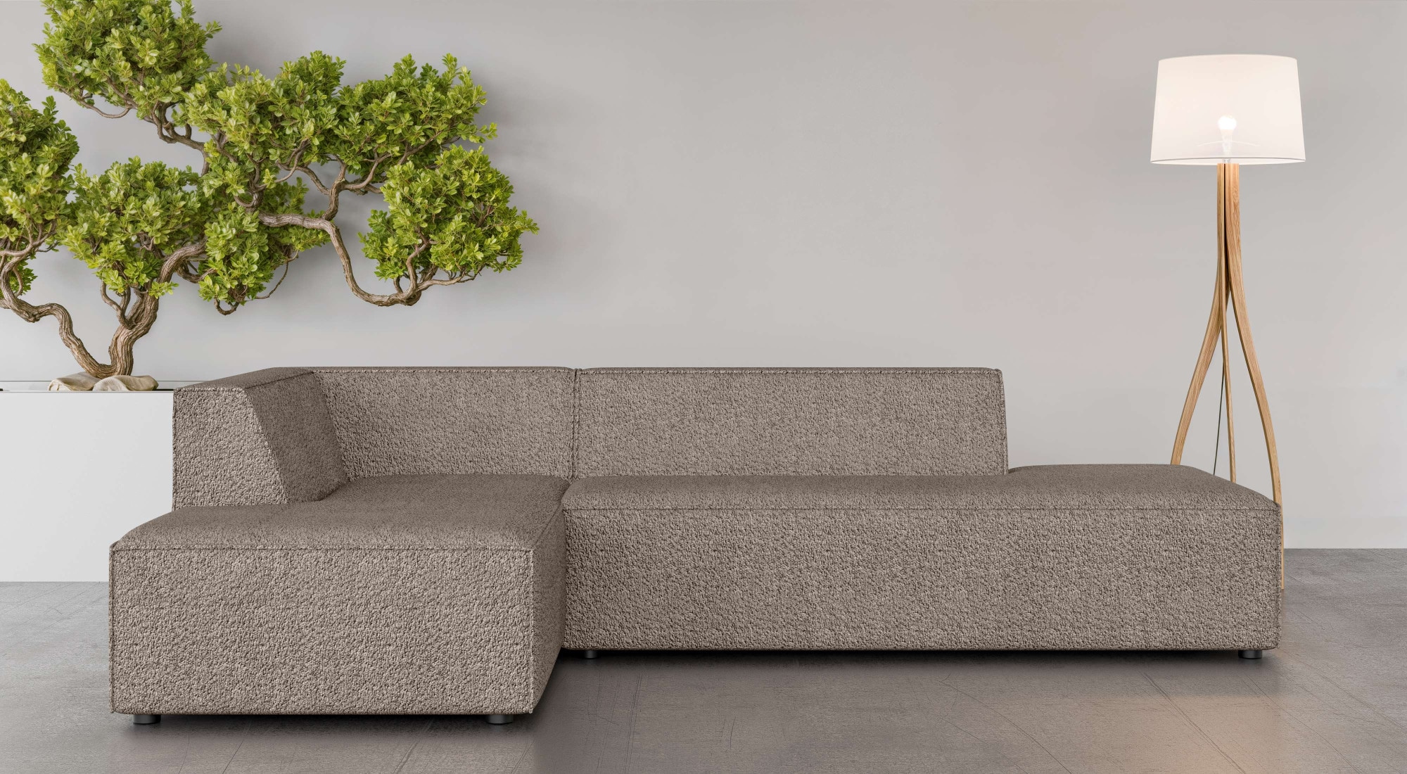 OTTO home Ecksofa "Ecksofa Cavan mit Ottomane links oder rechts bestellbar" günstig online kaufen