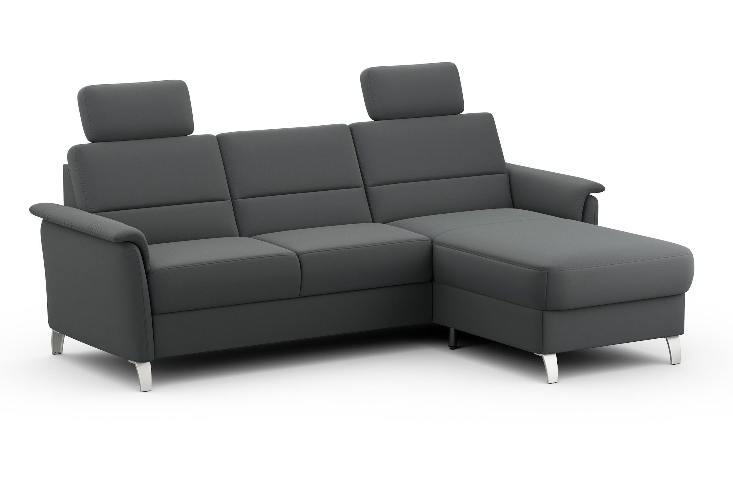 sit&more Ecksofa »Palmera L-Form«, wahlweise mit Bettfunktion und Bettkasten