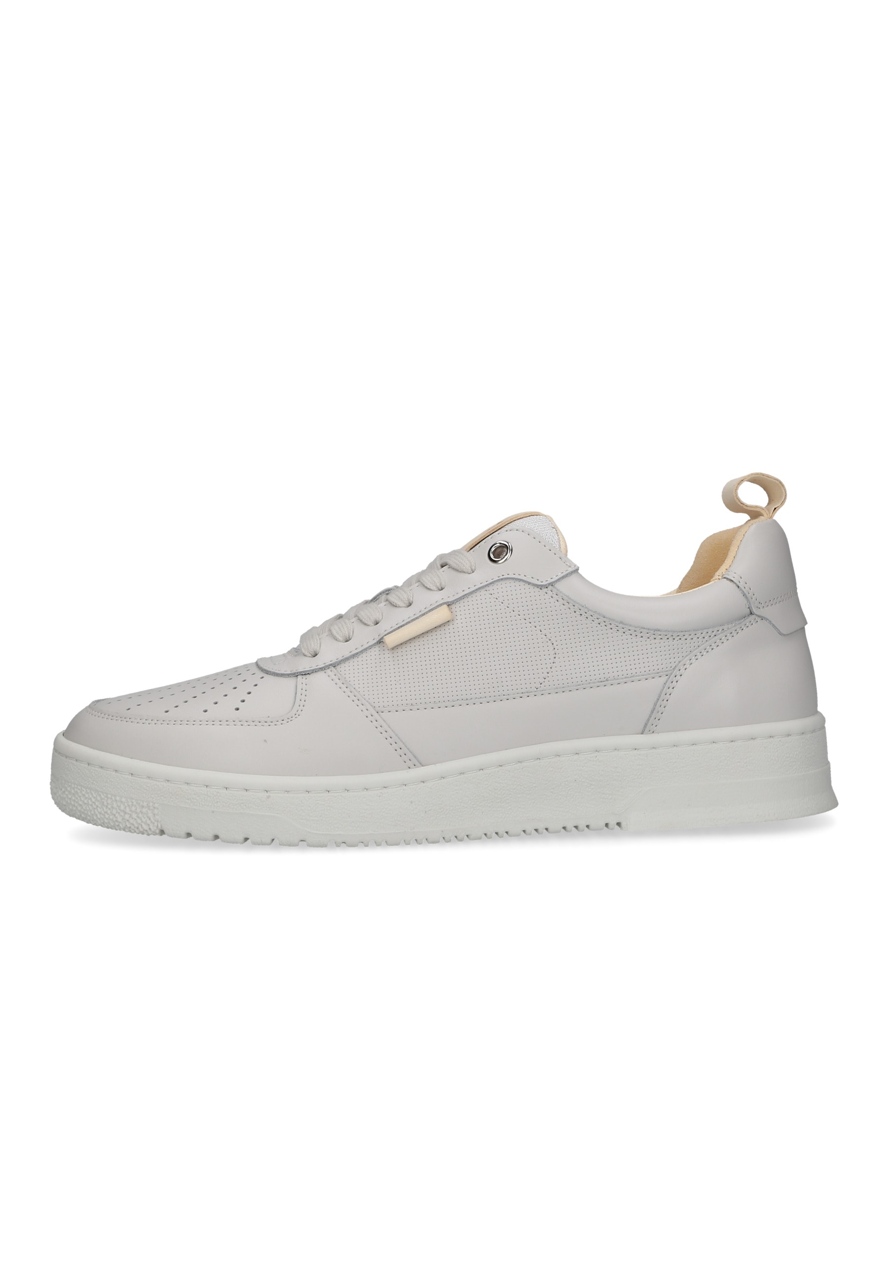 N91 1100000002199 "Bball M AB Herrensneaker" Turnschuh Leder handgefertigt, sportlicher Freizeitschuh Herren