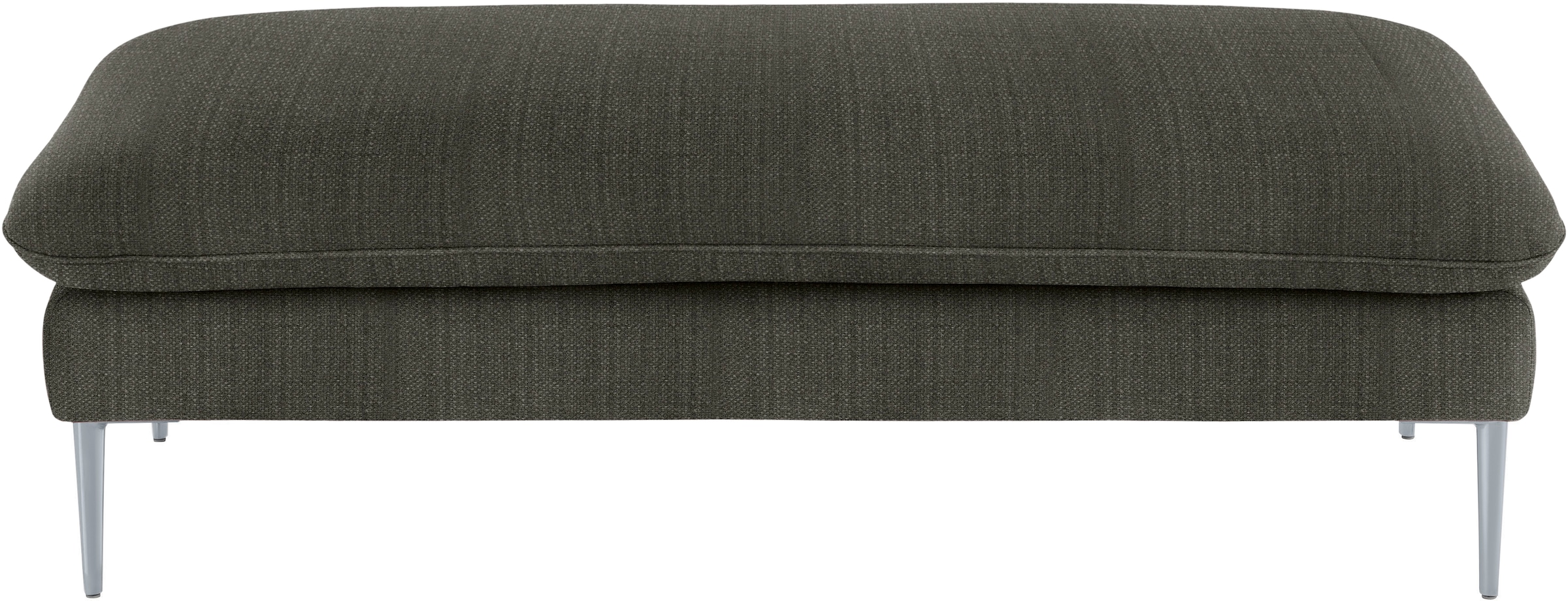 W.SCHILLIG Hocker »enjoy&MORE«, Füße silber matt, Breite 151 cm