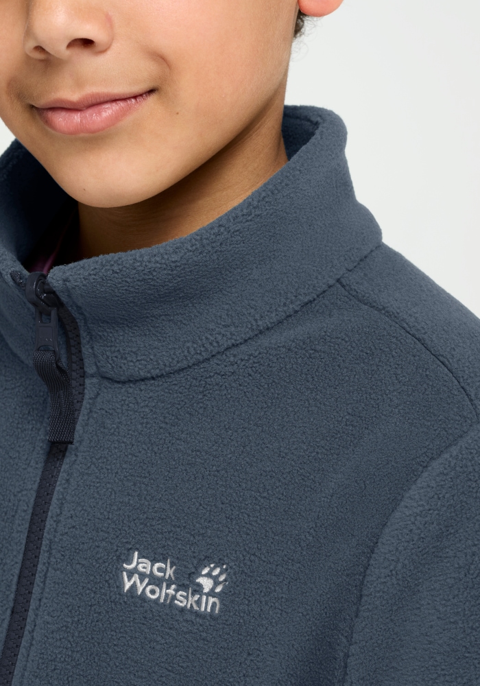 Jack Wolfskin Fleecejacke "TAUNUS 200 FZ K" Kinder-Fleecejacke, warm, 3-in-1 kompatibel