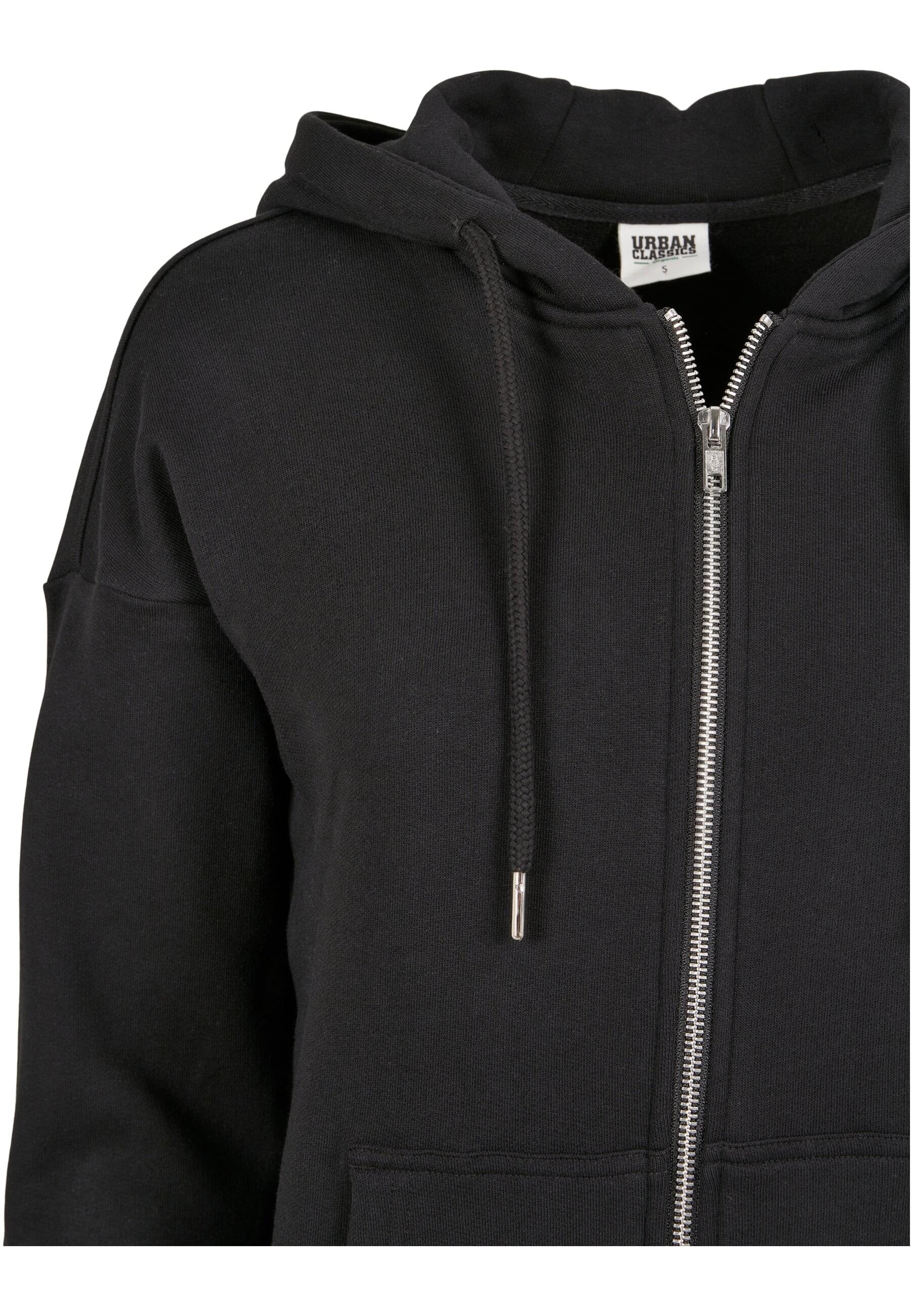 URBAN CLASSICS Sweatjacke »Urban Classics Damen Ladies Organic Terry Zip Hoody«