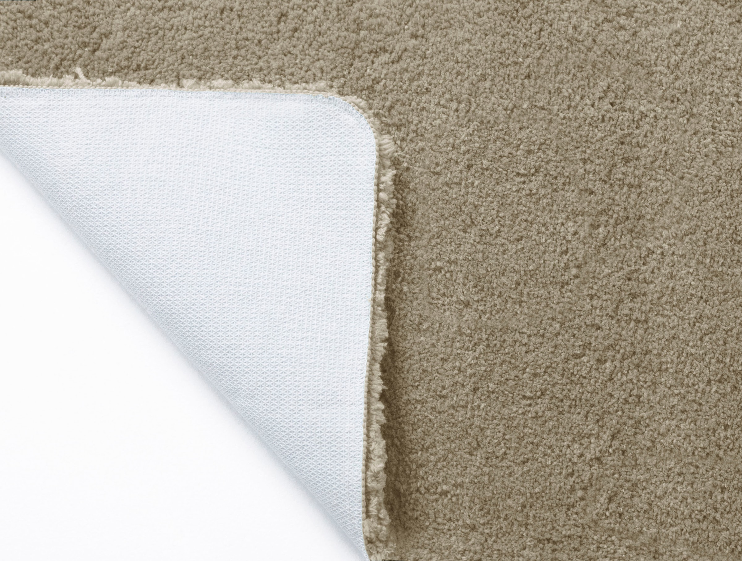 my home Badematte »Sanremo, Badvorleger, Badezimmer Teppich, sehr weich«, rutschhemmend beschichtet, fußbodenheizungsgeeignet-schnell trocknend, Badteppich, unifarben, rechteckig, rund & als 3-tlg. Set erhältlich