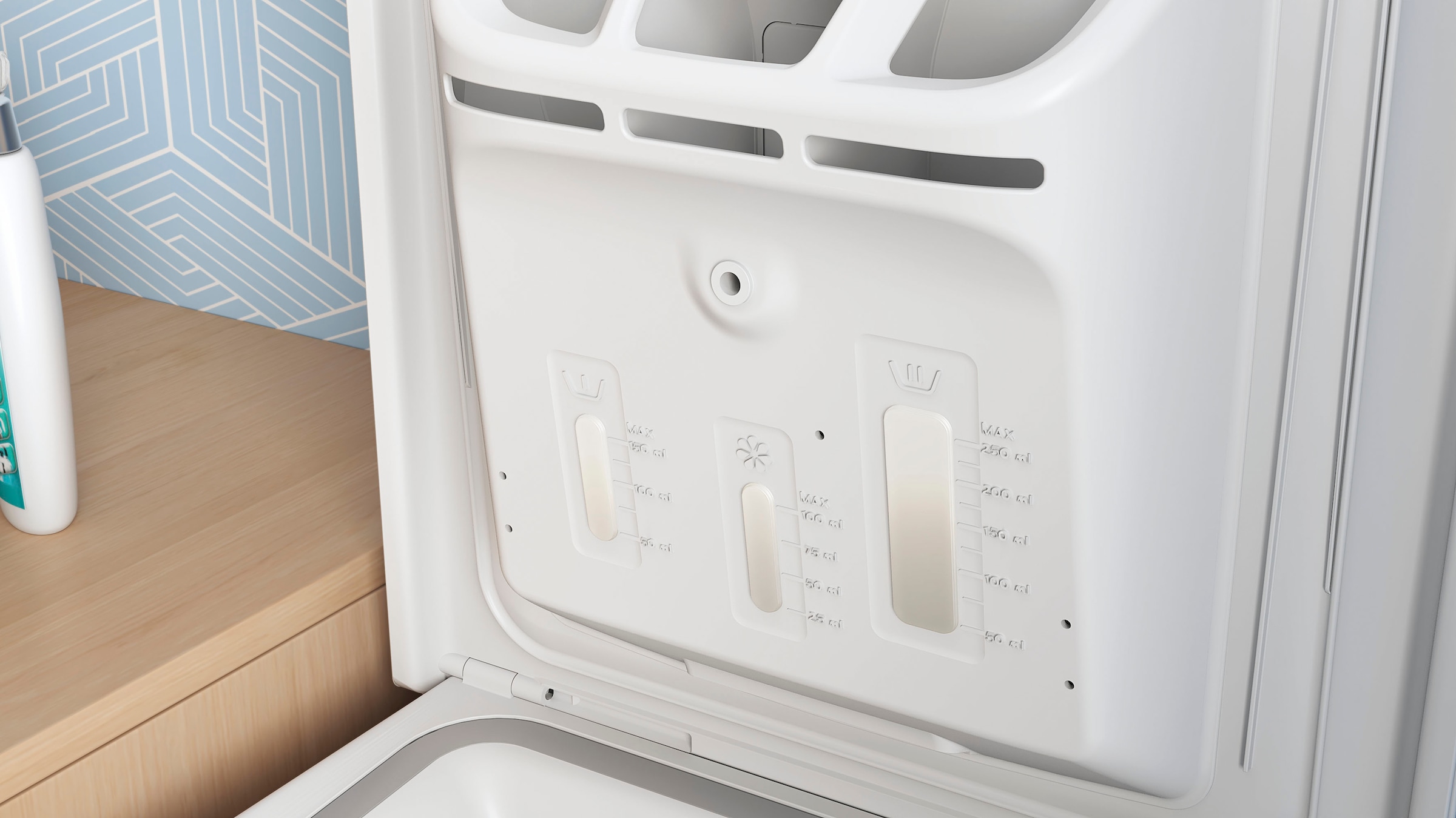 Privileg Waschmaschine Toplader »PWT A616P N«, 6 kg, 1200 U/min, Turn&Go, Rapid Wash, Mix 45 min. bei voller Beladung, extra Spülen