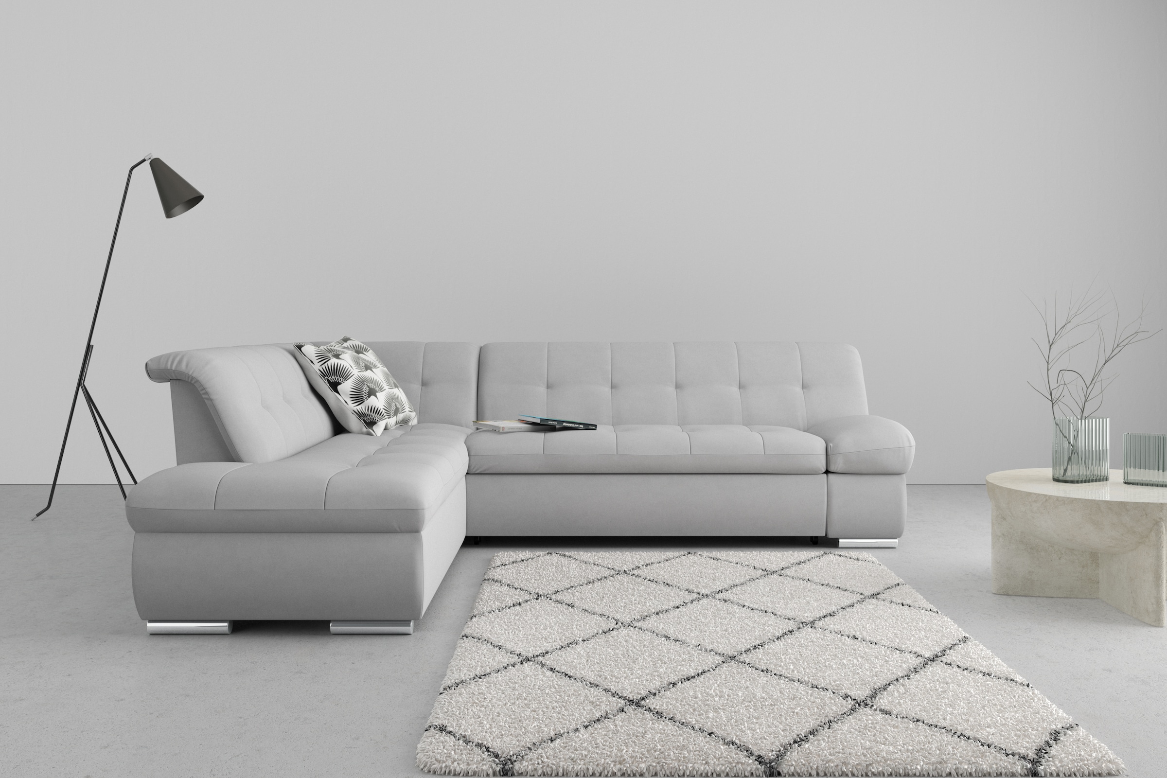 DOMO collection Ecksofa "Mona L-Form bequem und komfortabel, Breite 271cm, günstig online kaufen