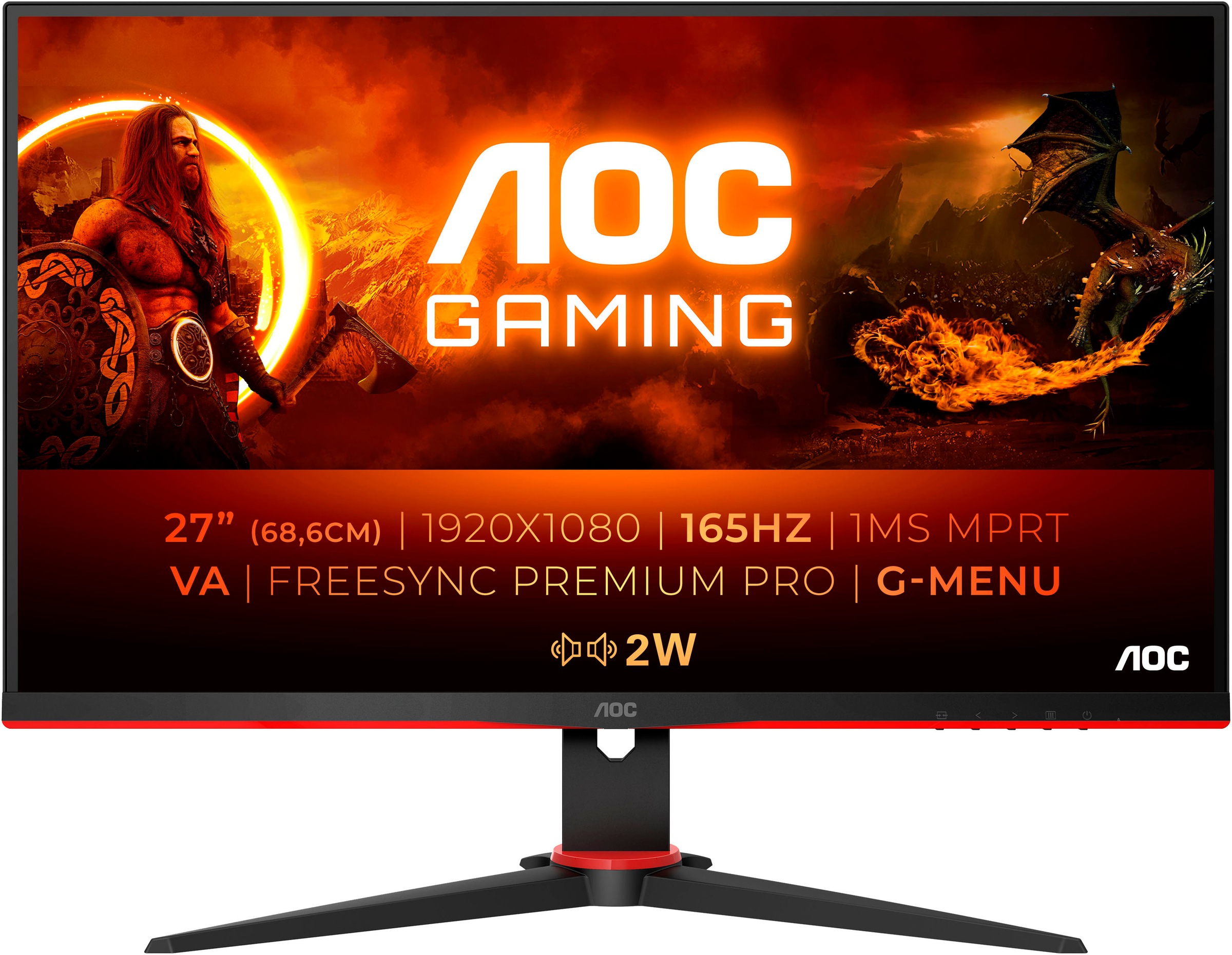AOC LED-Monitor »27G2SAE/BK« 69 cm/27 Zoll...