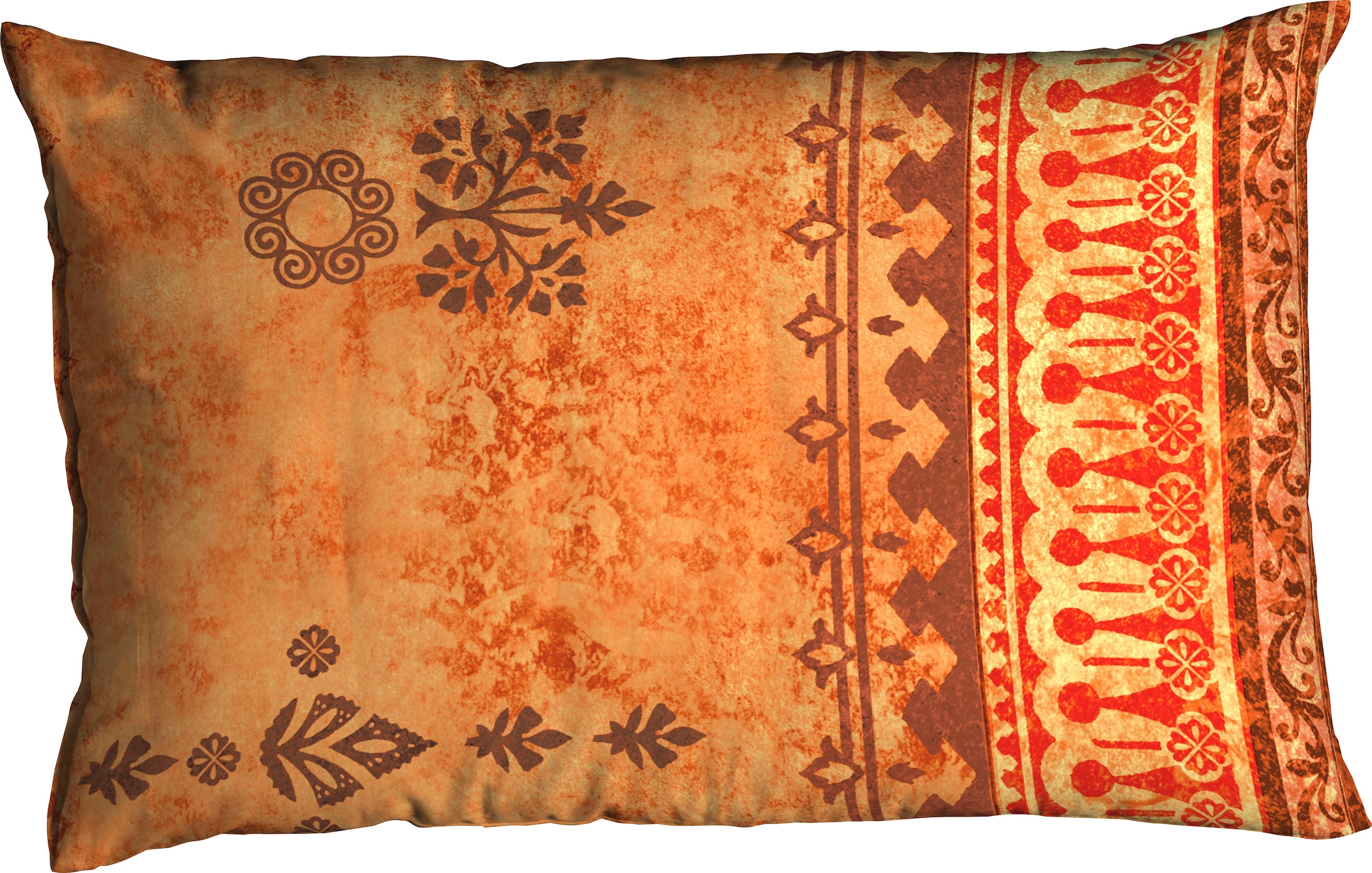 CASATEX Kissenbezug "Indi", (1 St.), Kissenbezug mit Ornamenten, passend zur Bettwäsche in Qualität Satin