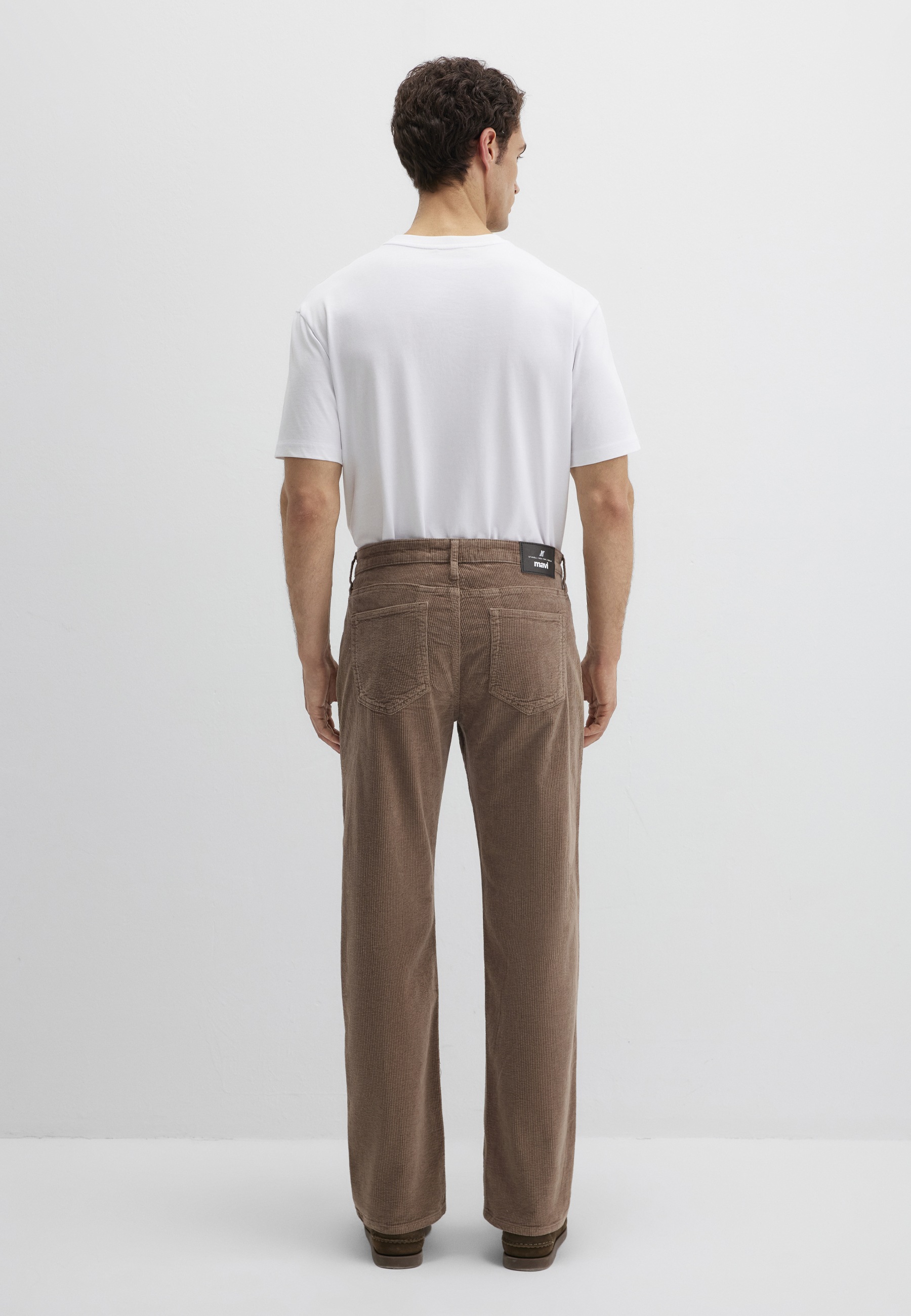 Weite Jeans MAVI "LISBON", Herren, Gr. 34, Länge 30, walnut corduroy denim, 98% Baumwolle, 2% Elasthan, weit normal, Jeans, Loose Straight Jeans 3
