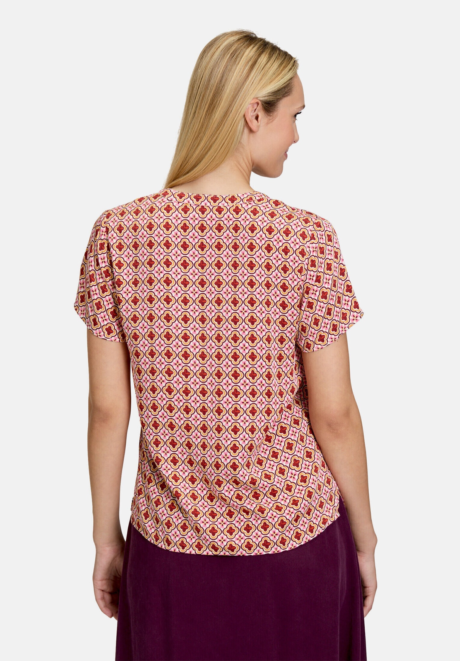 Cartoon Shirtbluse »Damen mit Rüschen«