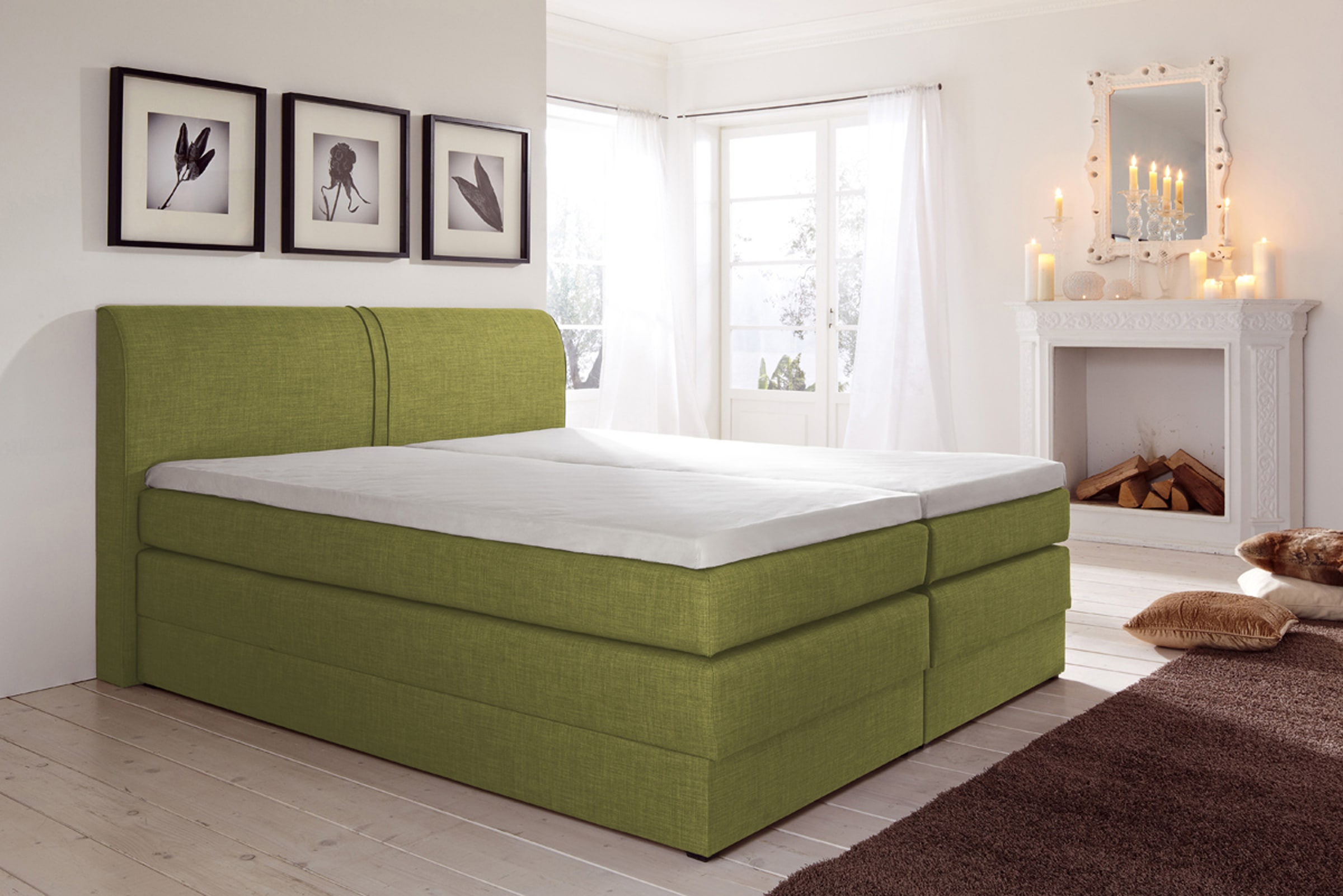 hapo Boxspringbett, mit Bettkasten