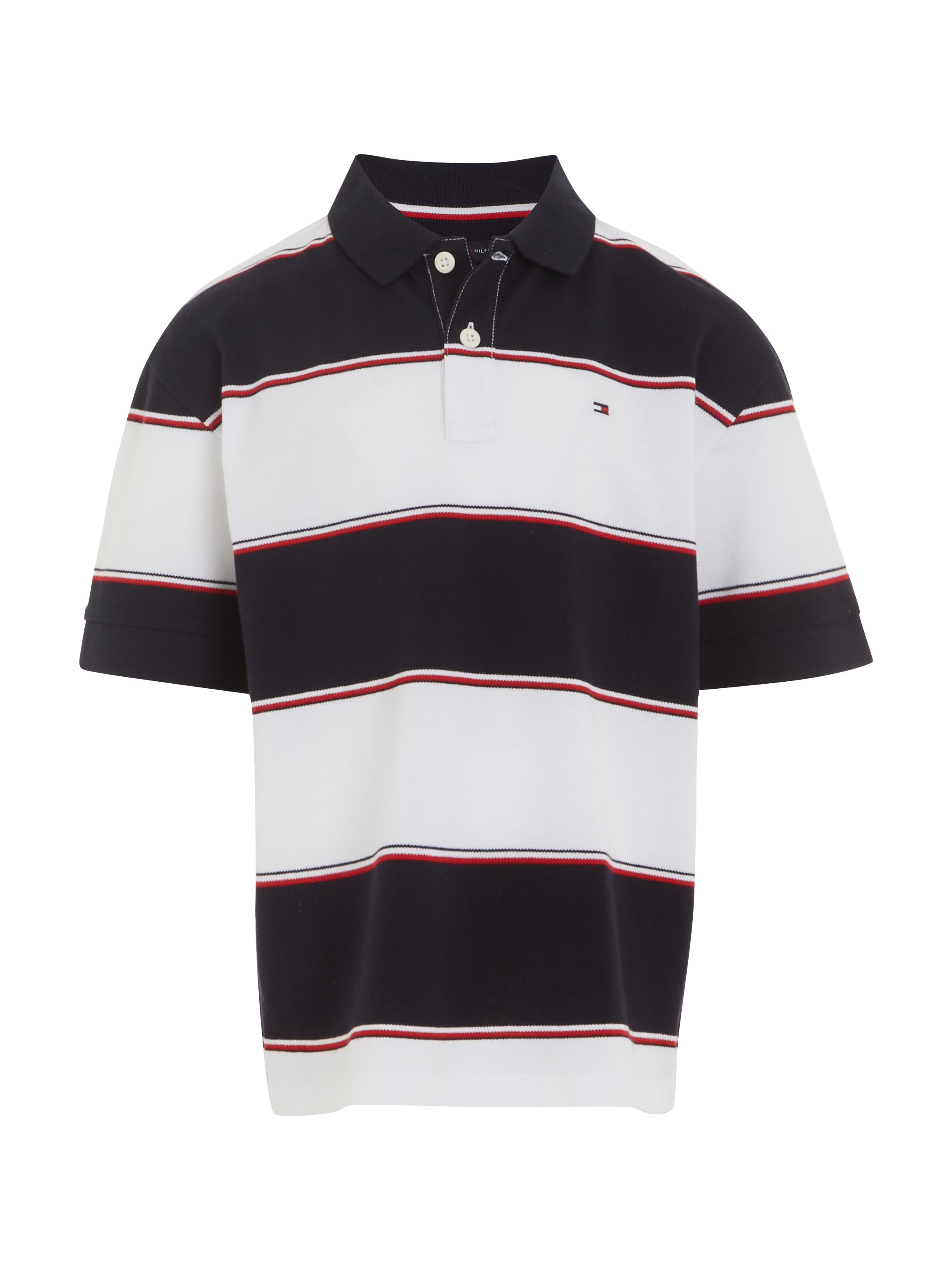 Tommy Hilfiger Poloshirt »GLOBAL RUGBY STRIPE POLO S/S«, Kinder bis 16 Jahre
