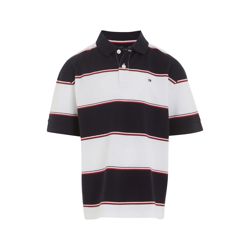 Tommy Hilfiger Poloshirt »GLOBAL RUGBY STRIPE POLO S/S«, Kinder bis 16 Jahre