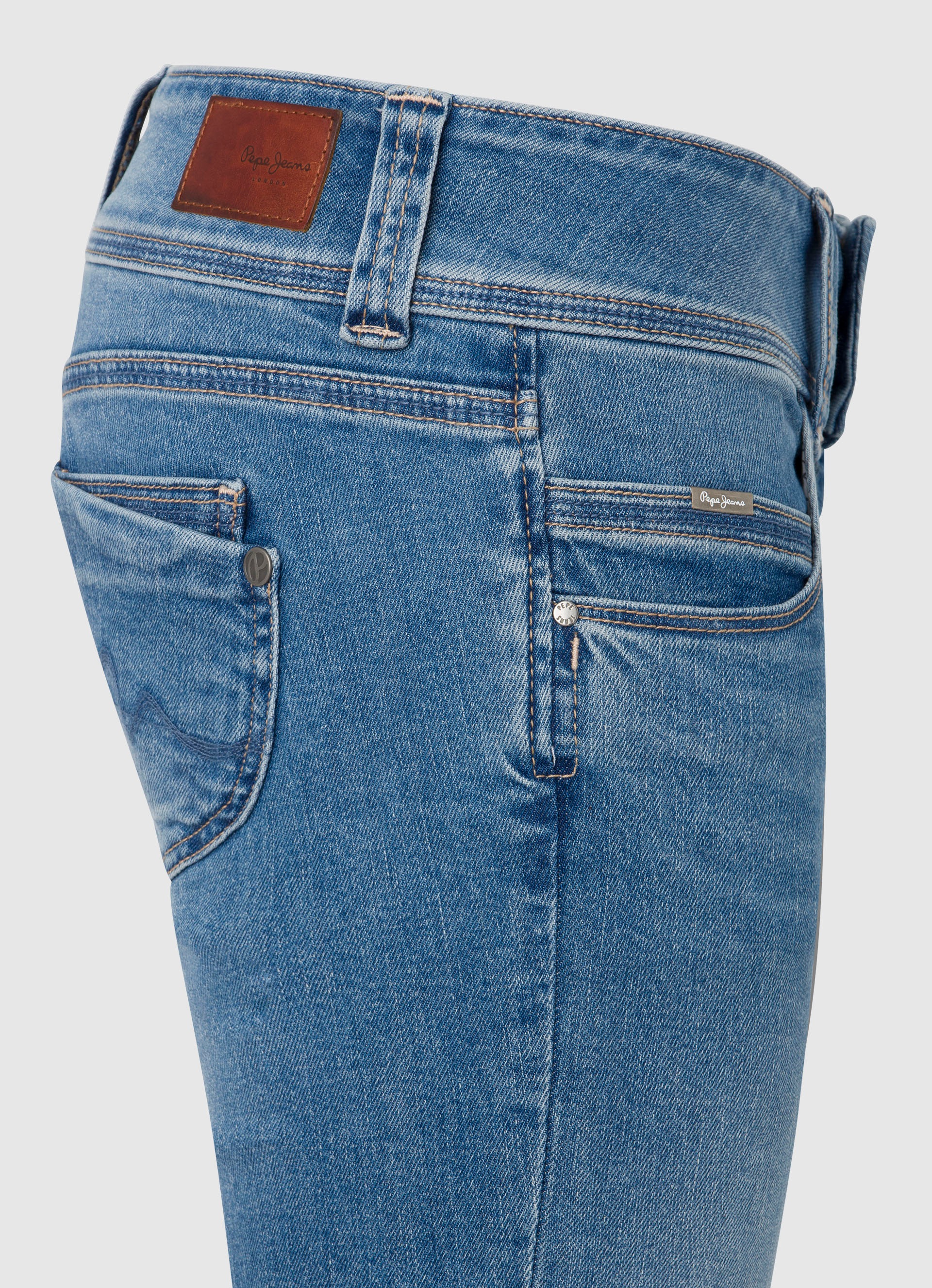 Pepe Jeans Slim-fit-Jeans »Shorts SLIM CROP LW«