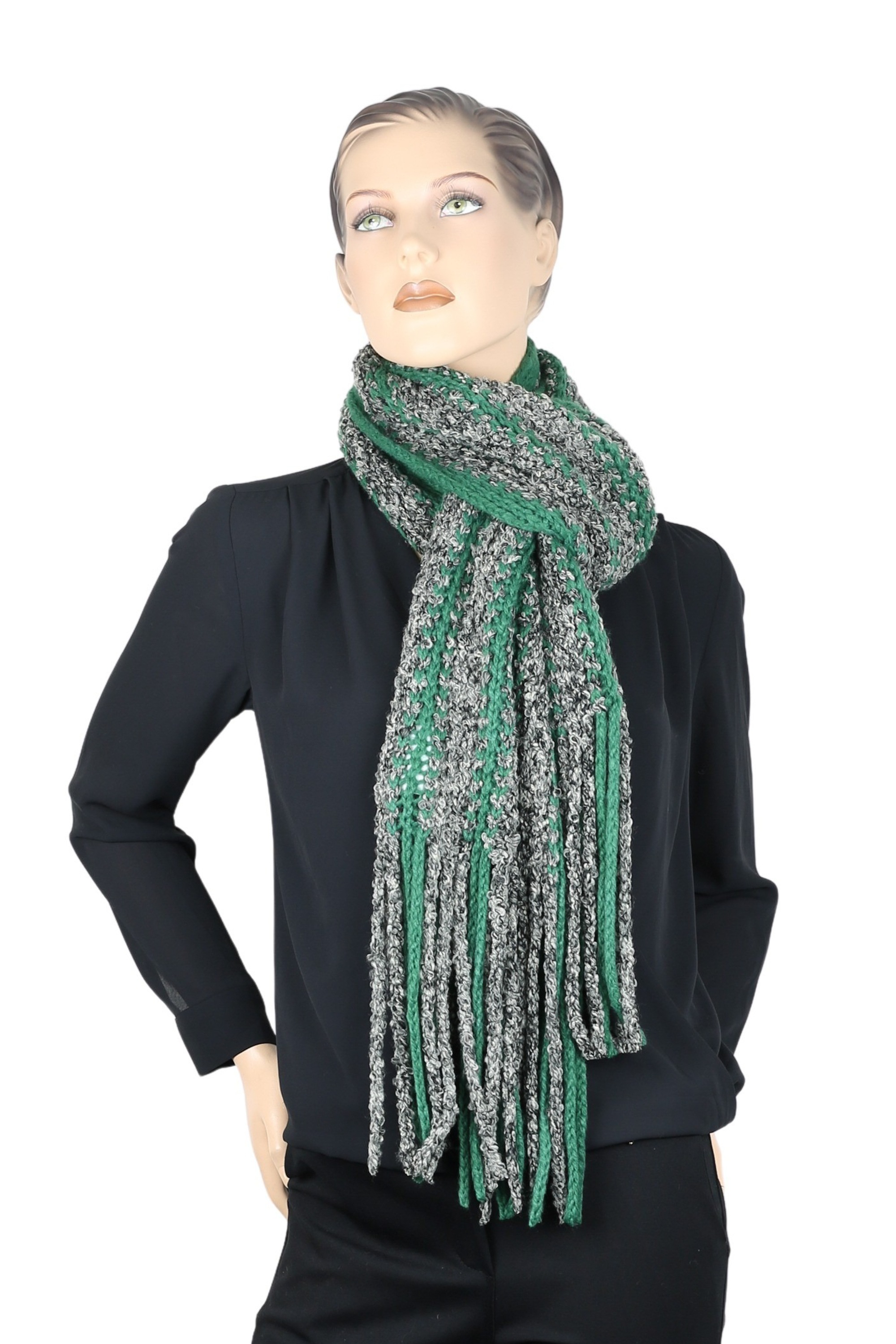 COLLEZIONE ALESSANDRO Strickschal »Grobstrick«, kuschelweich, Made in Italy, bicolor