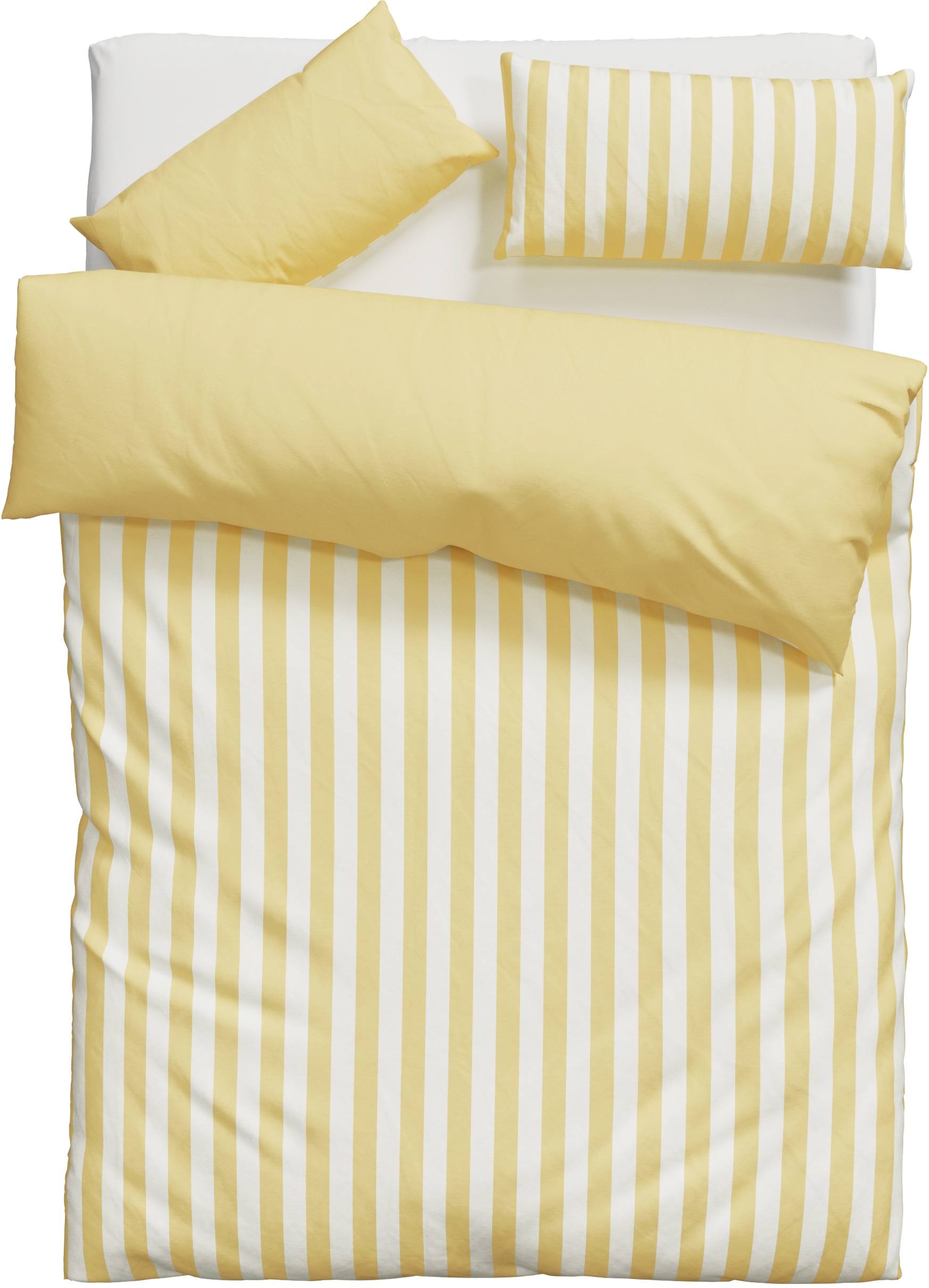 OTTO home Wendebettwäsche »Greta« 2 Stk. Bettwäsche mit Streifen in verschiedenen Qualitäten, ab 135x200 cm