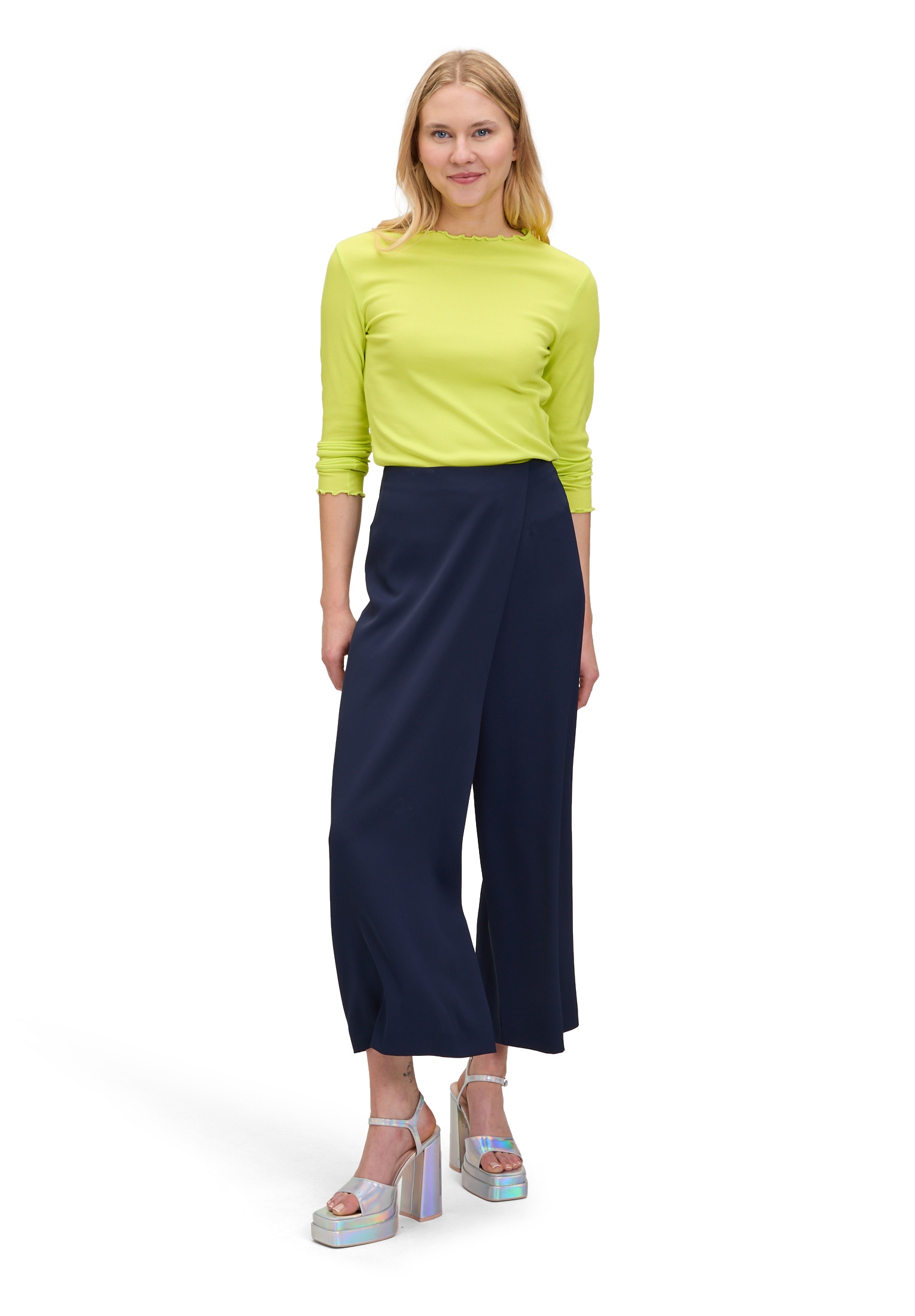 Cartoon Stoffhose »Cartoon Casual-Hose mit weitem Bein«