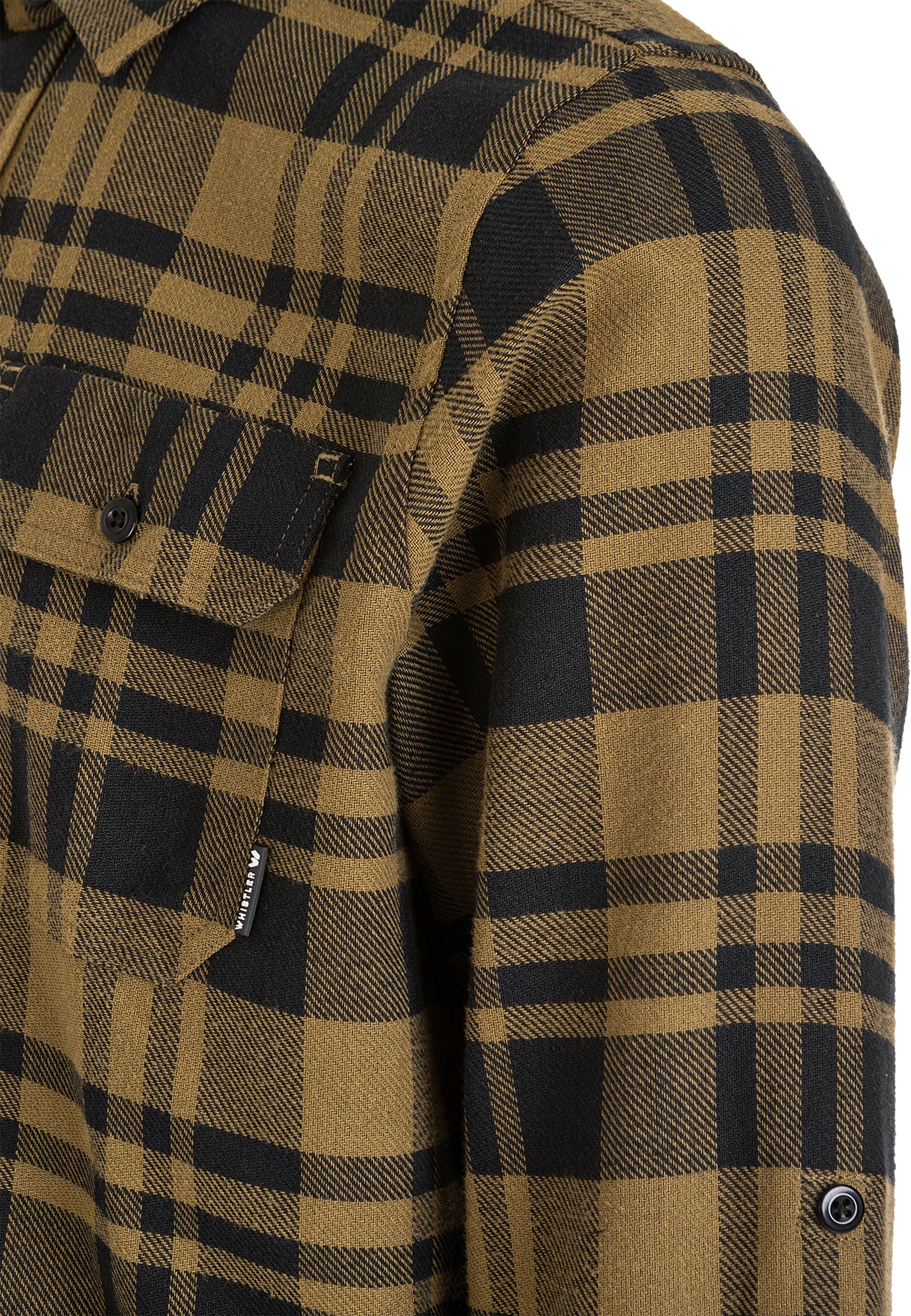 WHISTLER BAUR »Flannel«, Funktionsmaterial aus ▷ bestellen Fleeceshirt (1 | atmungsaktivem tlg.),