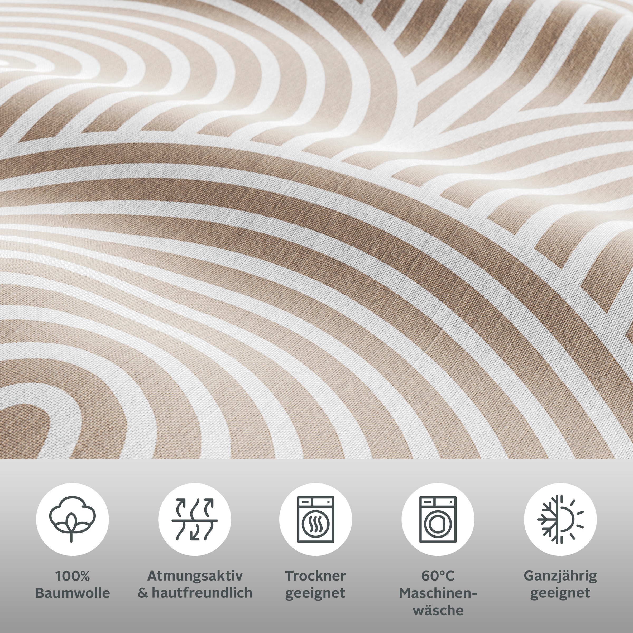 Thumbnail - OTTO home Bettwäsche "Matilda in Gr. 135x200 oder 155x220 cm" 2 Bettwäsche aus Baumwolle, Bettwäsche mit skandinavischem...