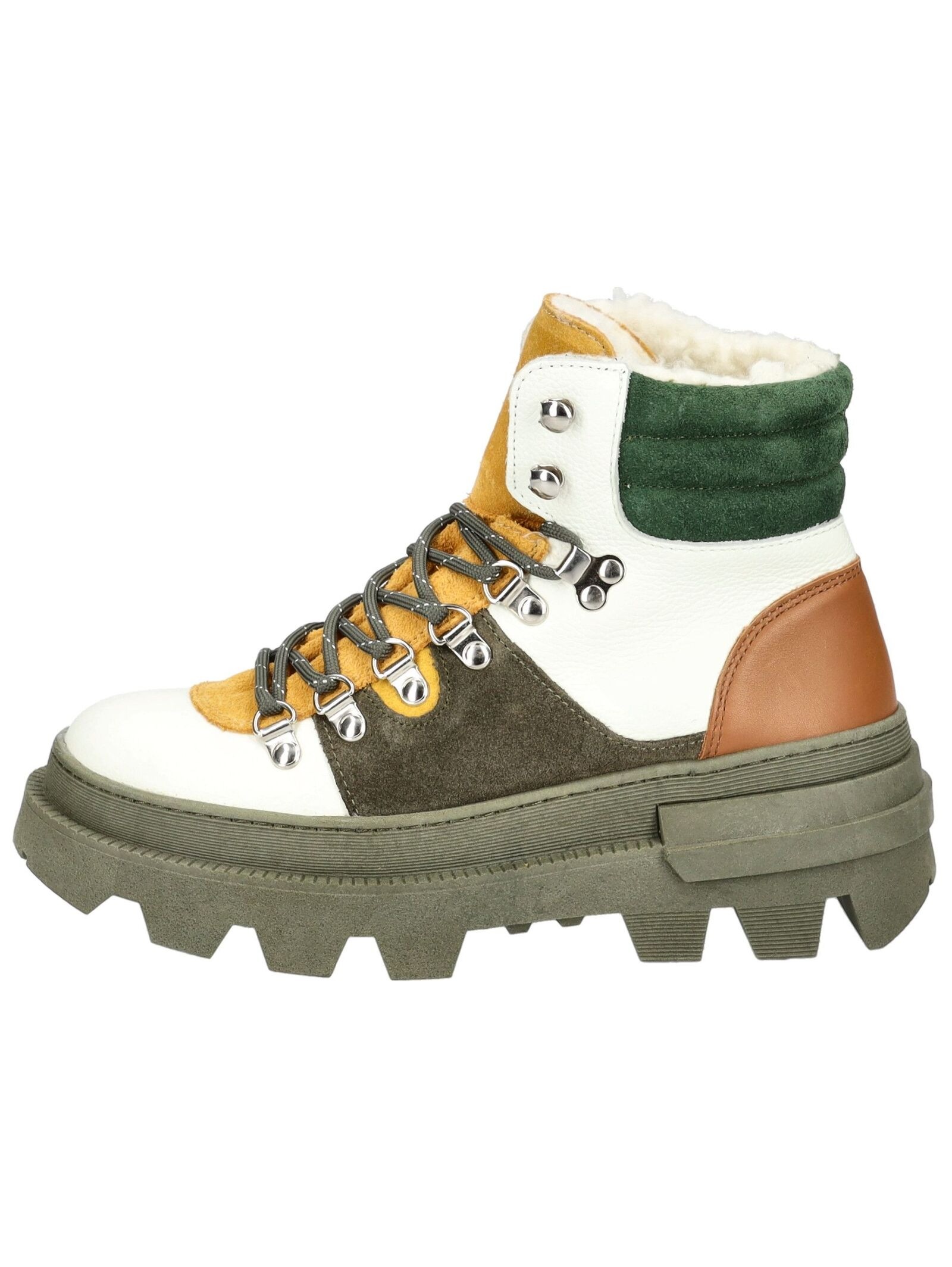 Lazamani Schnürstiefelette "Lazamani Stiefelette Leder" günstig online kaufen