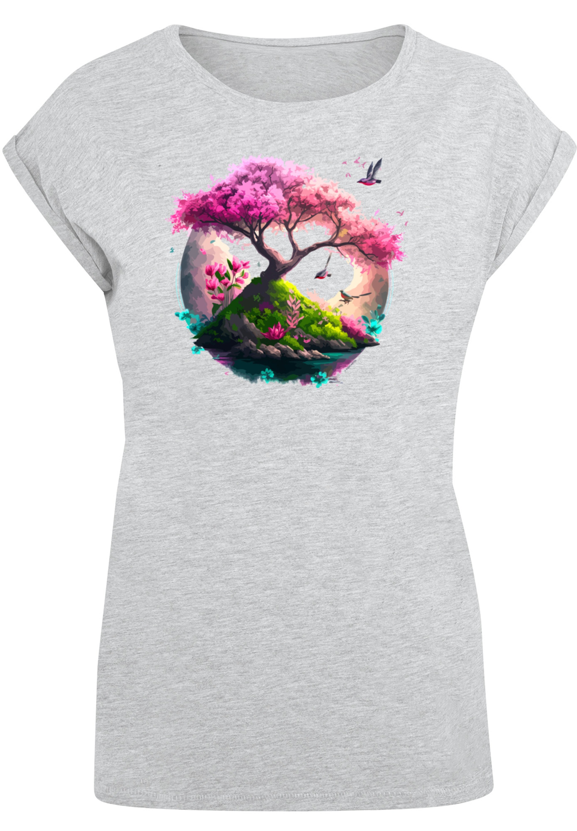 Print | F4NT4STIC T-Shirt Baum«, online BAUR »Kirschblüten bestellen