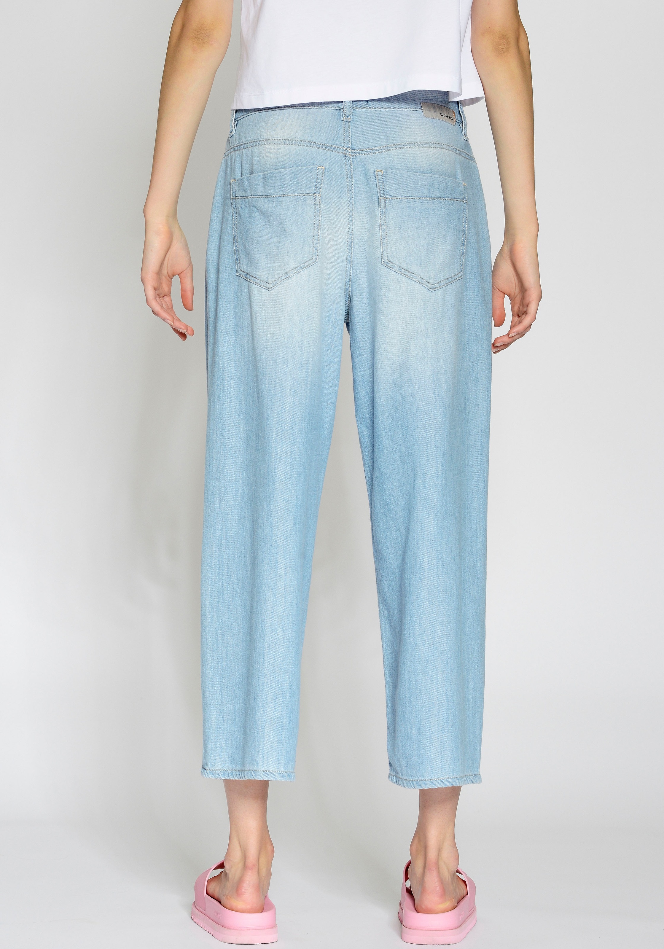 GANG Weite Jeans "94CAROL", in leichter Sommer-Qualität günstig online kaufen