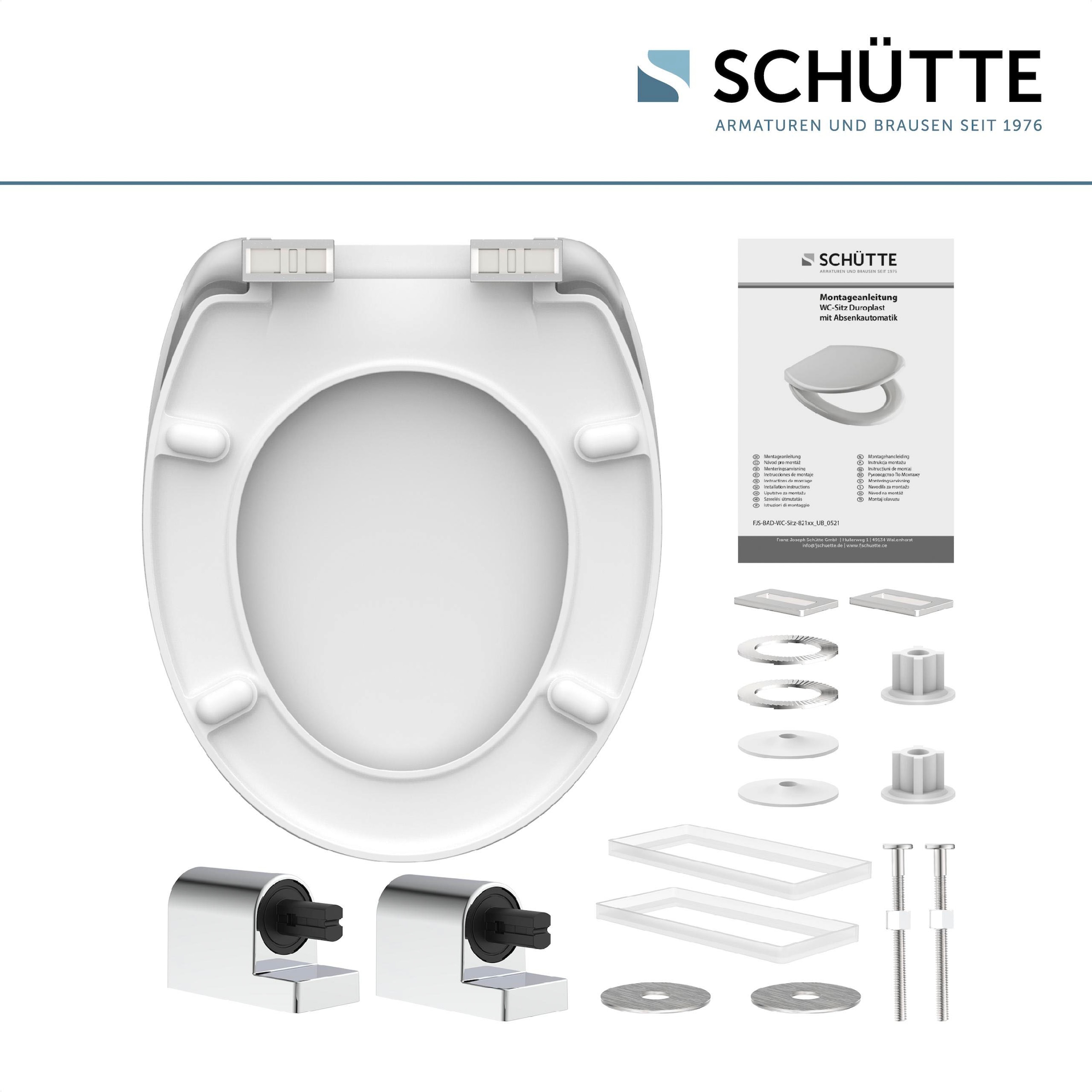 Schütte WC-Sitz »Offline« Duroplast, mit Absenkautomatik