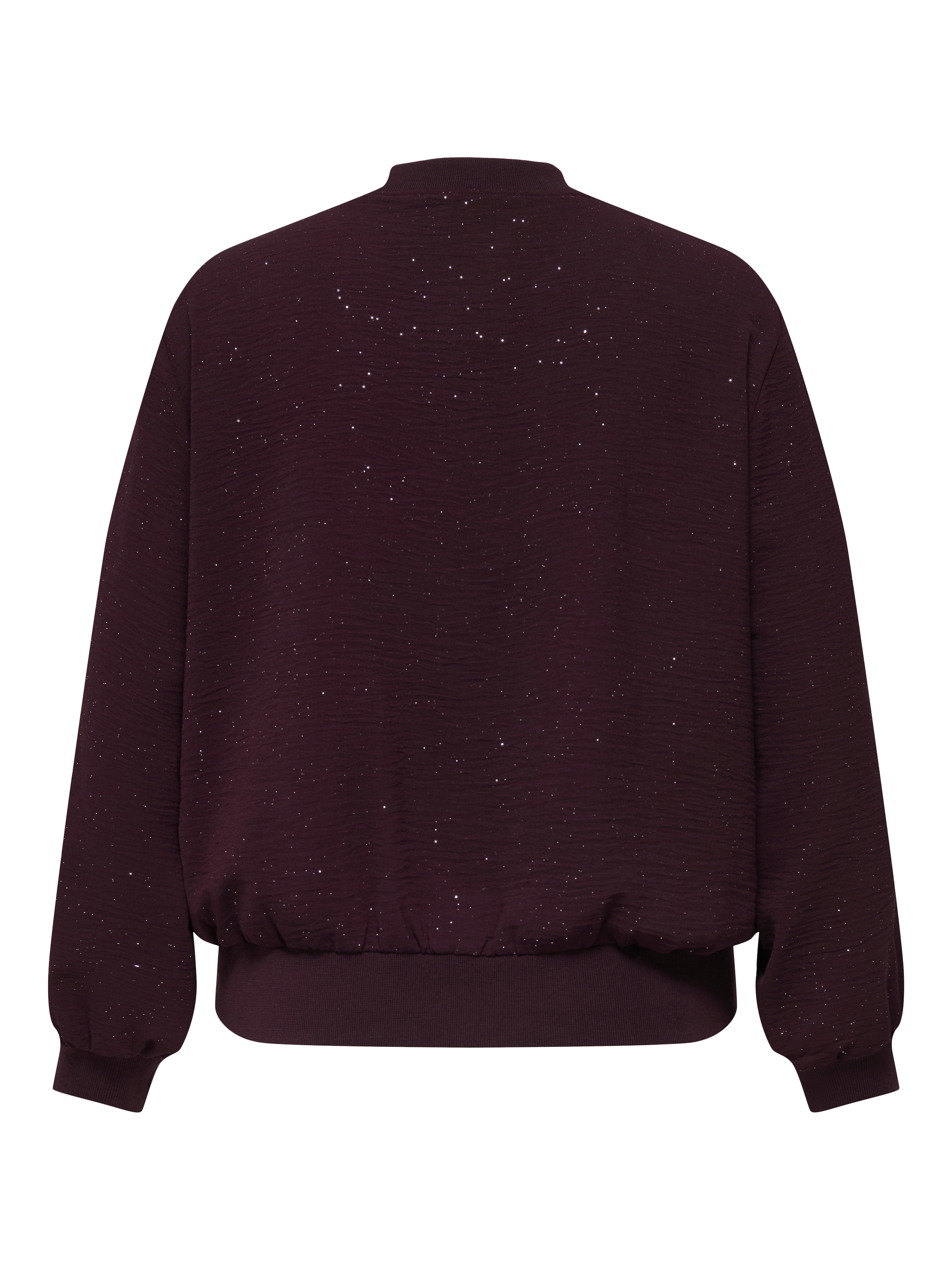 ONLY CARMAKOMA Blouson »CARJOSEE METTA LIFE LS BOMBER WVN« mit Glitzer Effekt