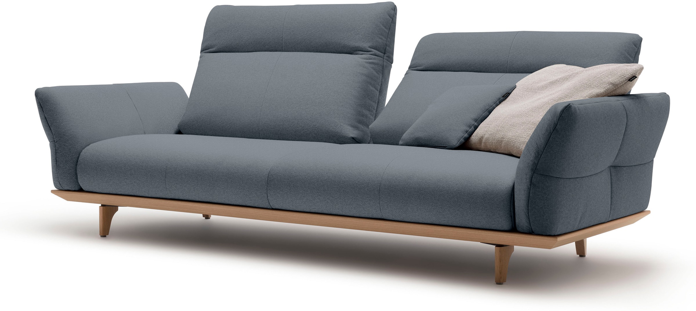 Creation BY ROLF BENZ 3,5-Sitzer »CR.460«, Sockel in Eiche, Füße Eiche natur, Breite 228 cm