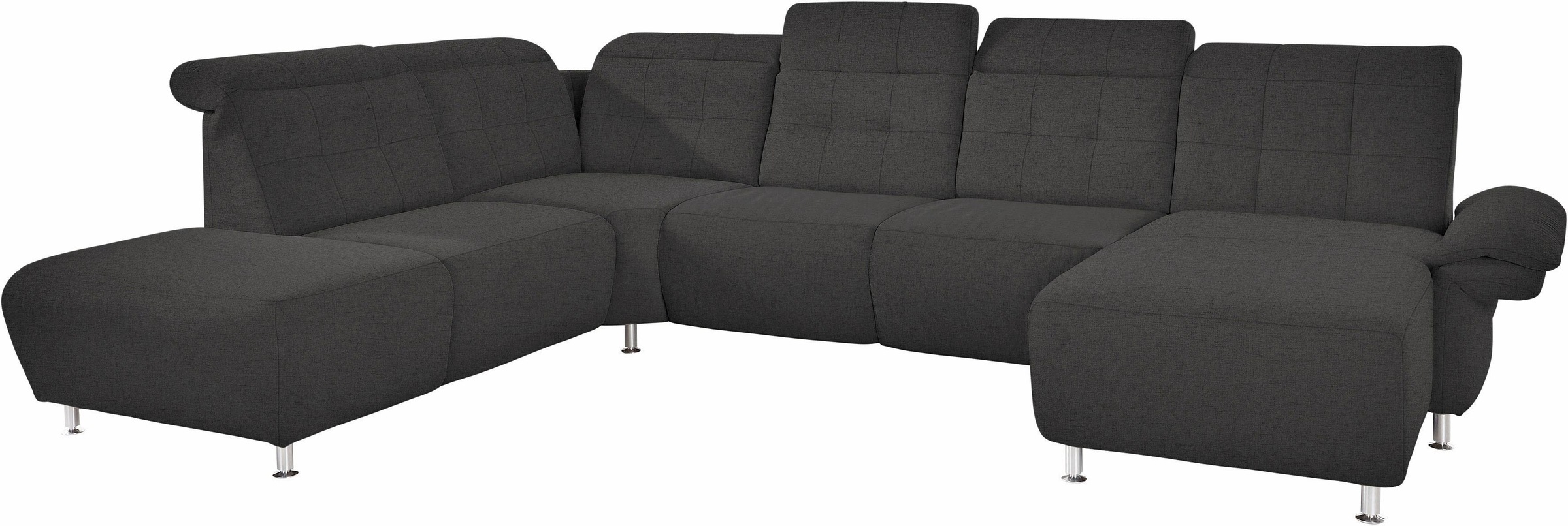 Home affaire Wohnlandschaft "Manhattan U-Form" 2 Sitze mit elektrischer Rel günstig online kaufen