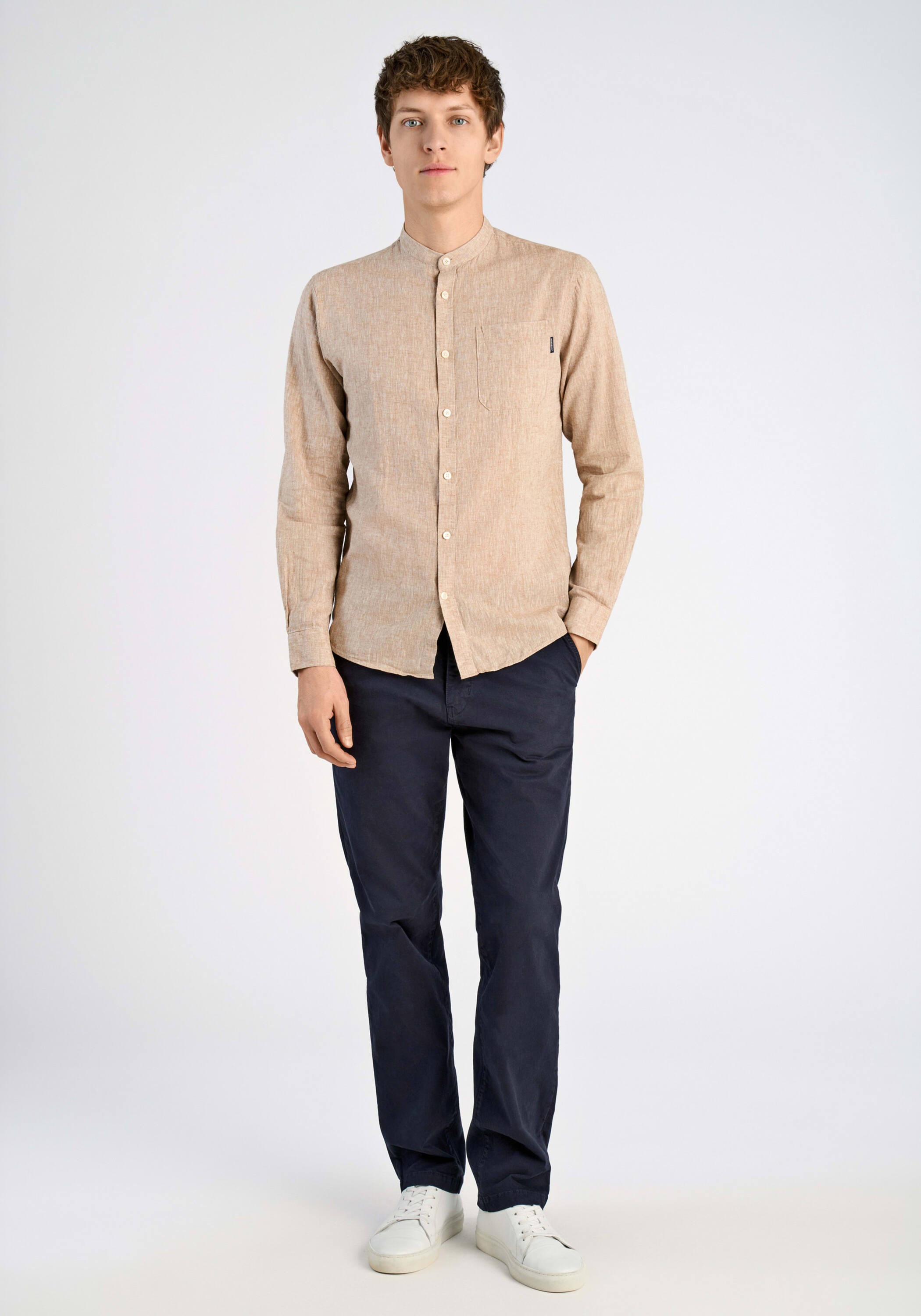 Lindberg Linhen Shirt Relaxed Fit Beige M 3