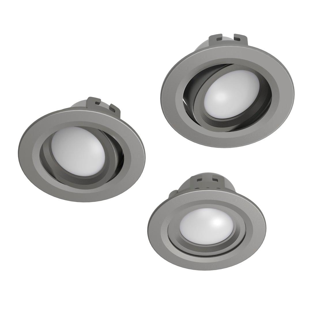 Hama Smarte LED-Leuchte »WLAN LED Einbauspot, 5W, Sprachsteuerung, Appsteuerung, verstellbar«