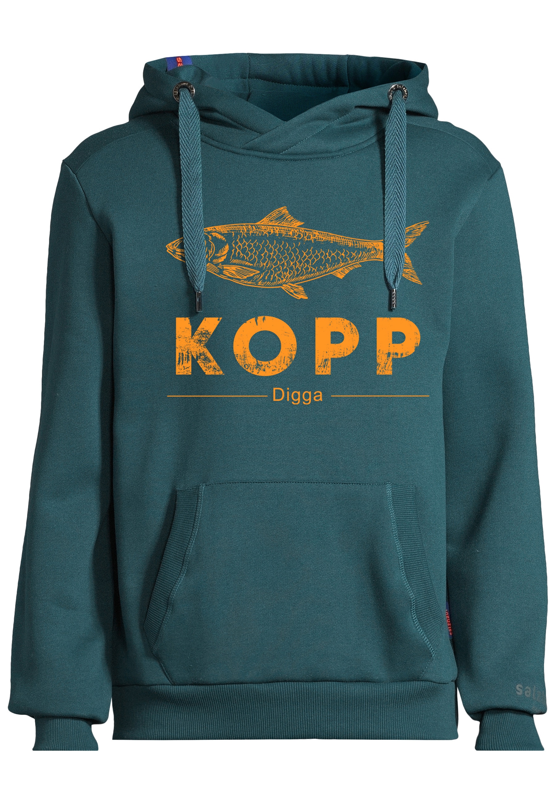 salzhaut Kapuzenpullover "Hoodie HEFF - FISCHKOPP" günstig online kaufen