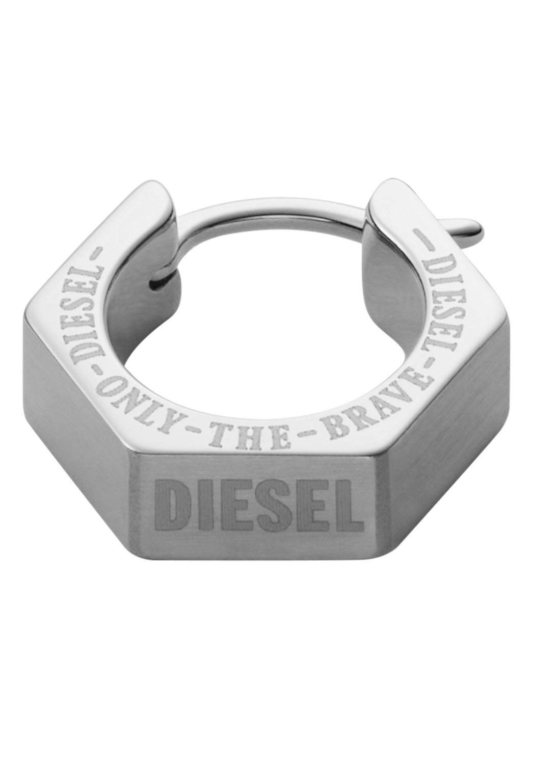 Diesel Single-Creole »Schmuck Edelstahl Ohrschmuck Ohrringe STEEL«, zu  Hoodie, Shirt, Jeans, Sneaker, Underwear, Parfüm - Geschenk! kaufen | BAUR