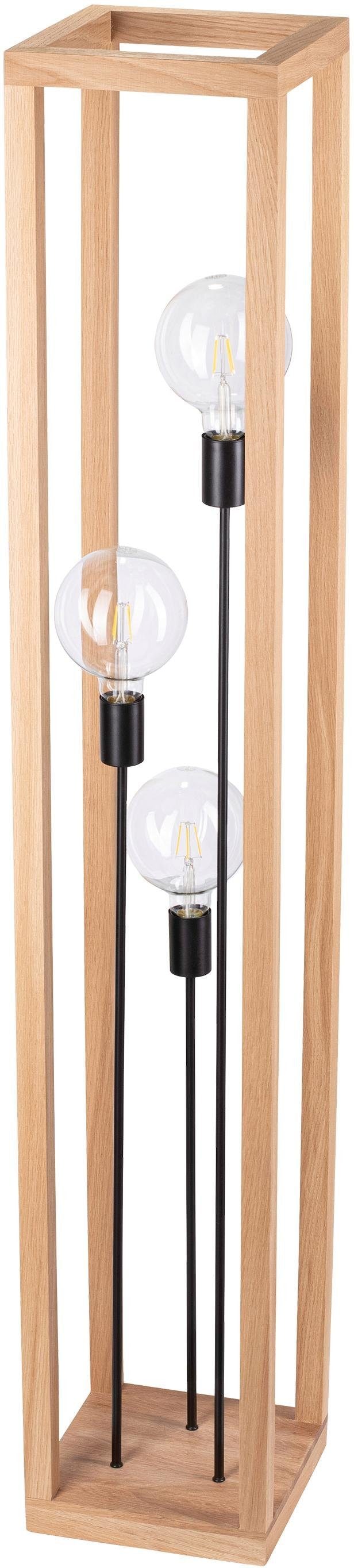 SPOT Light Stehlampe »KAGO«, 3 mit | Nachhaltig aus flammig-flammig, Naturprodukt Eichenholz, BAUR FSC®-Zertifikat