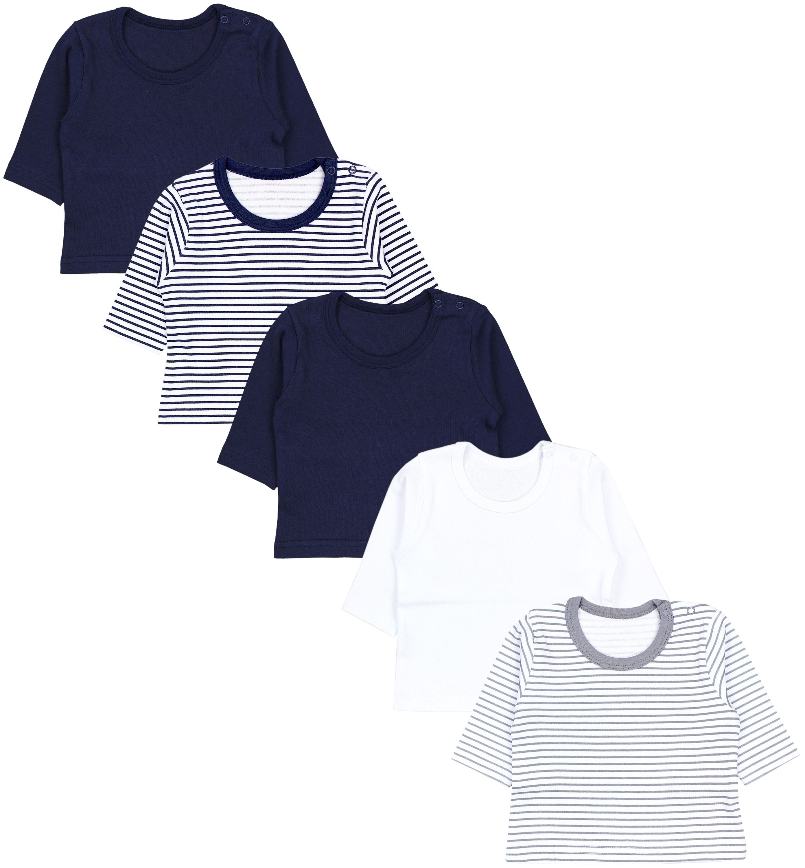 TupTam Langarmshirt "Shirt Baby Jungen Langarmshirt 5er Pack"