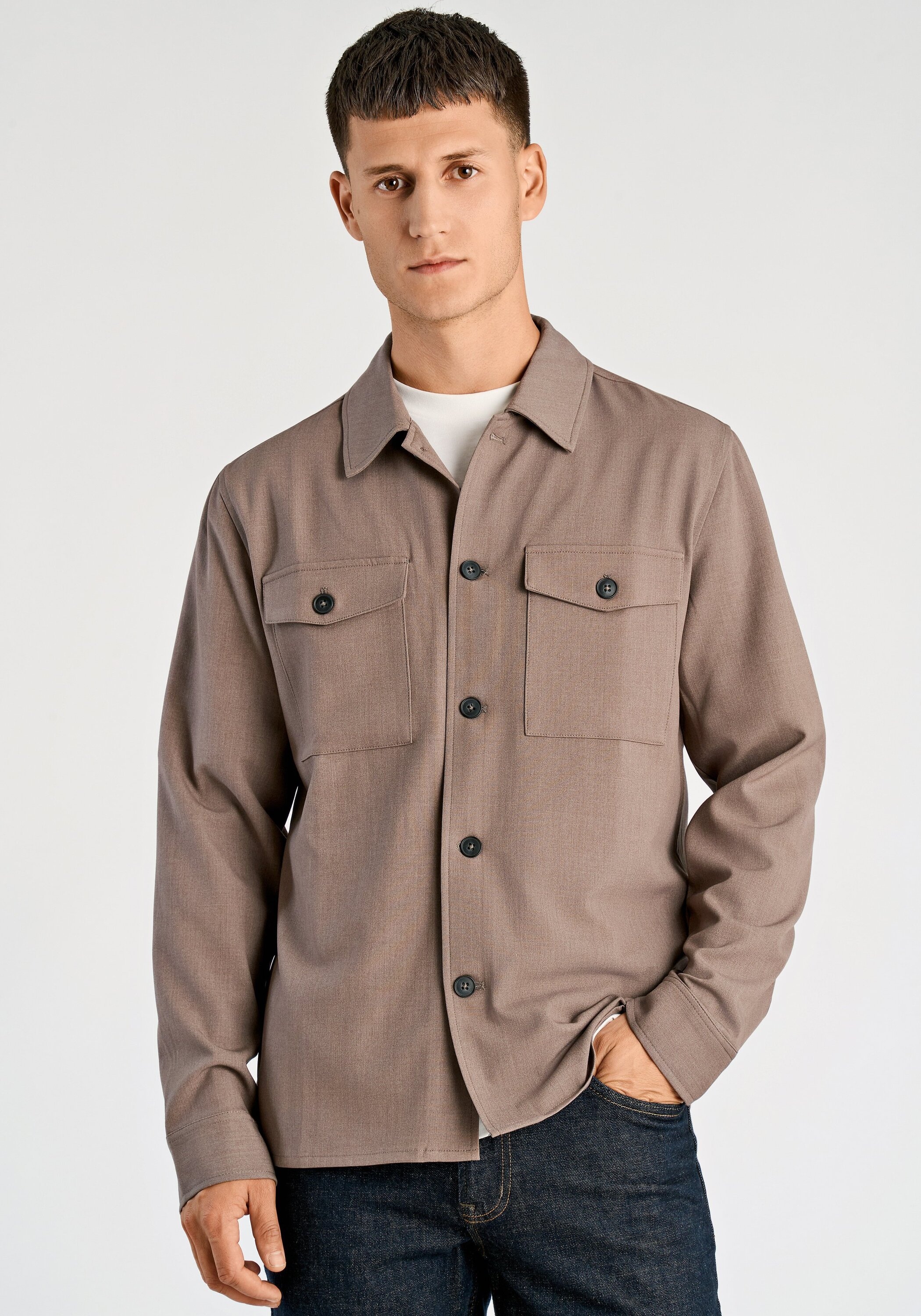 JUNK de LUXE Hemdjacke "Hemdjacke Relaxed Fit" günstig online kaufen