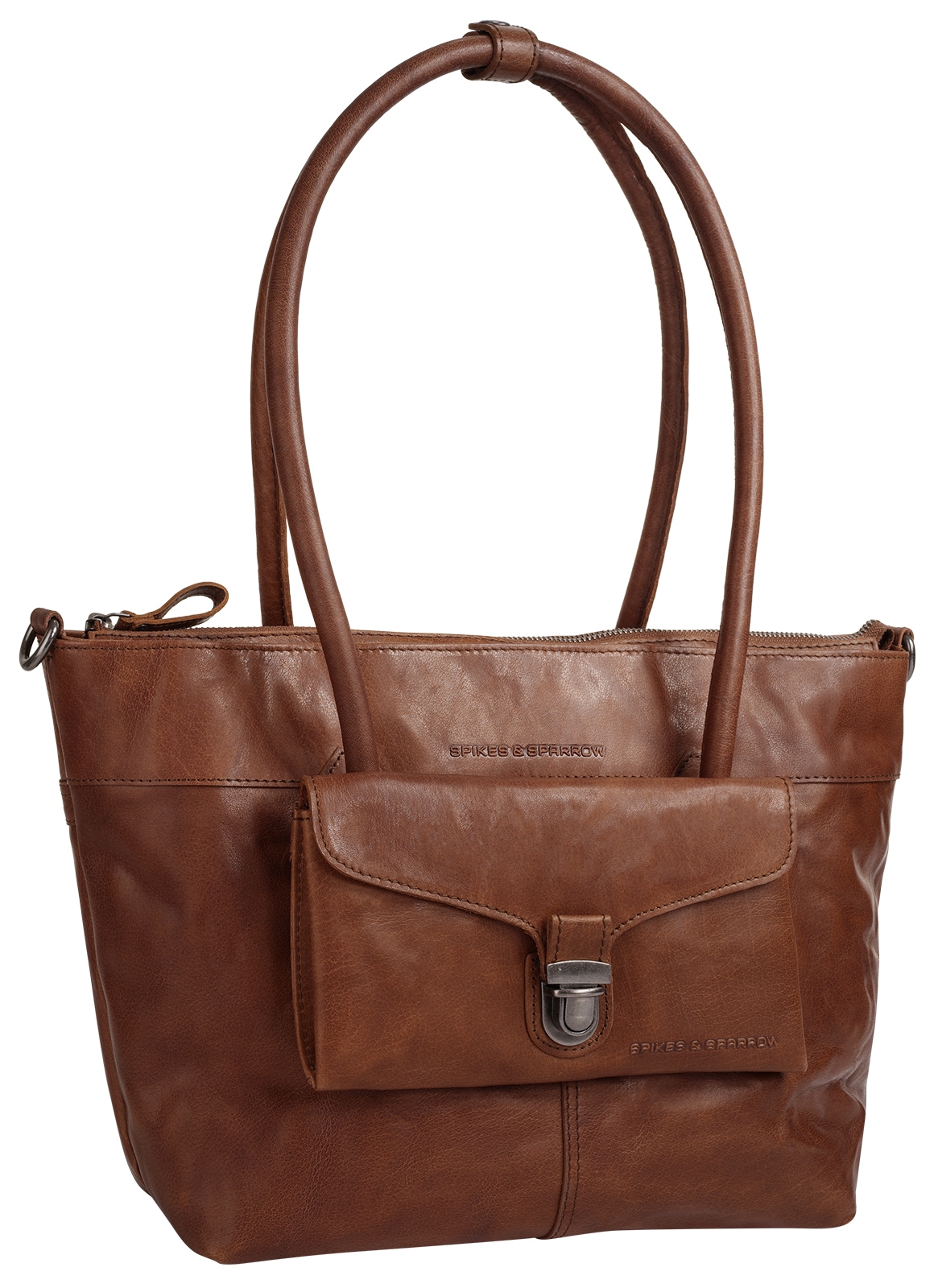 Spikes & Sparrow Shopper echt Leder