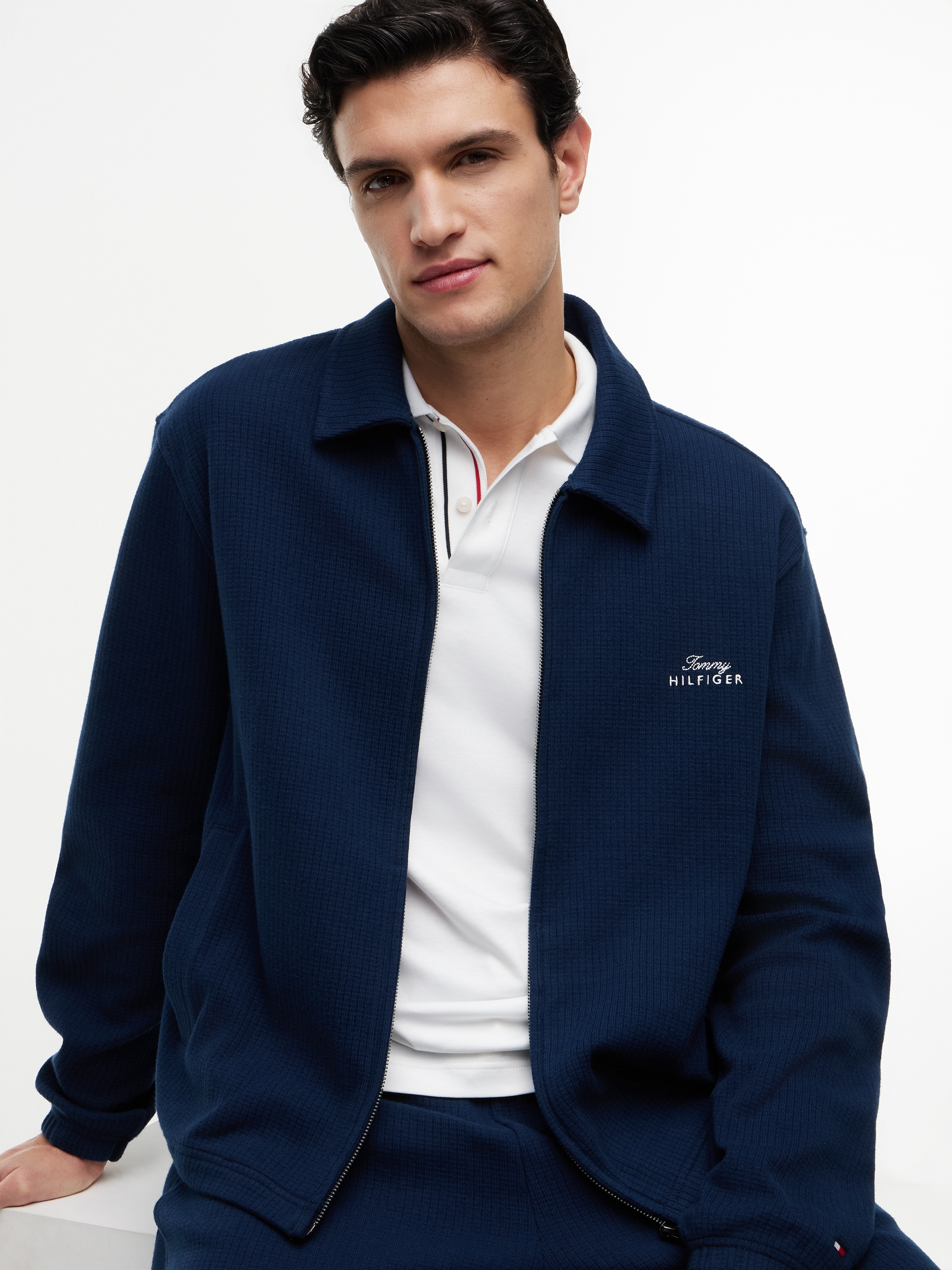 Tommy Hilfiger Sweatjacke »SUMMER TEXTUR«