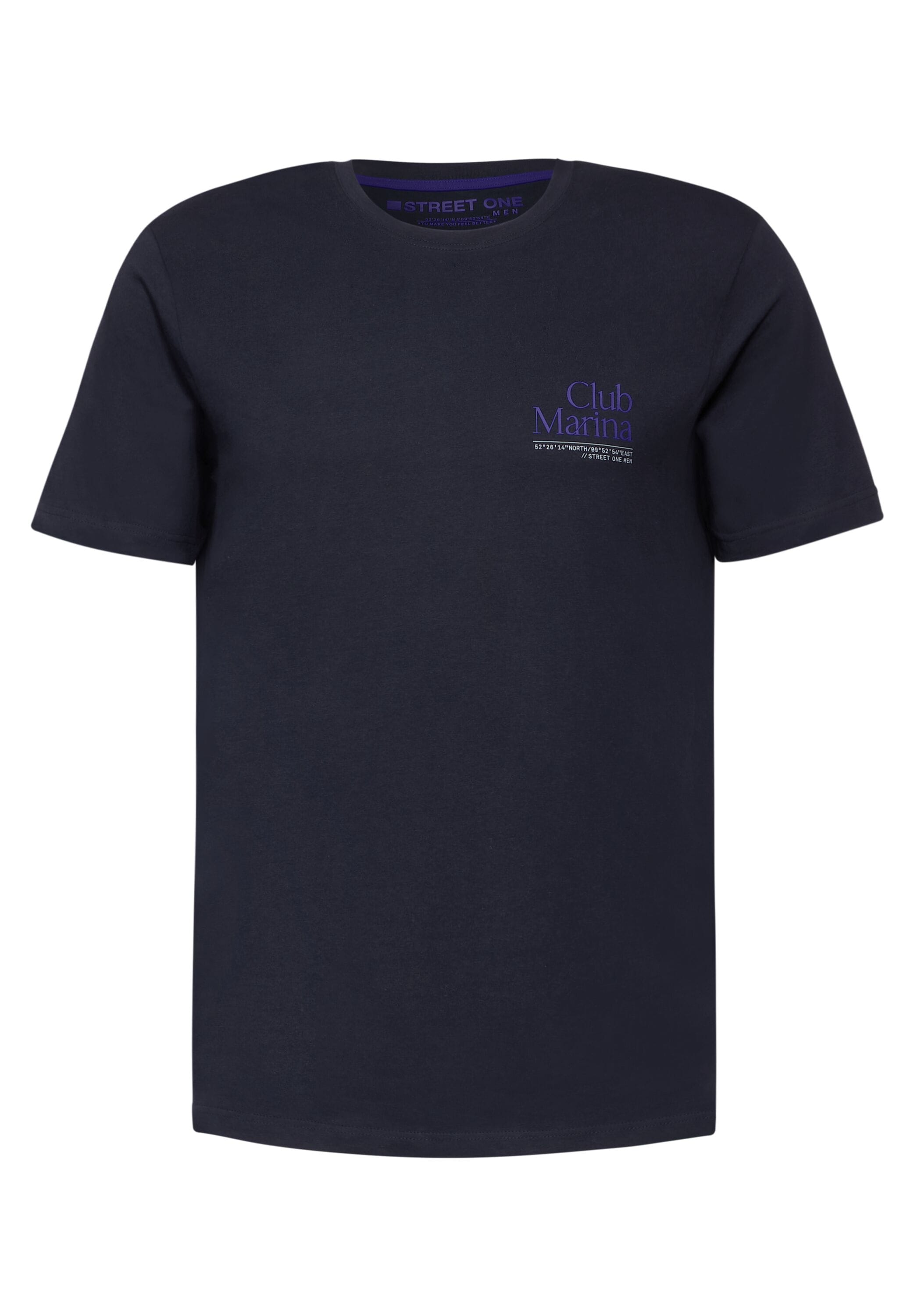 STREET ONE MEN T-Shirt, aus reiner Baumwolle