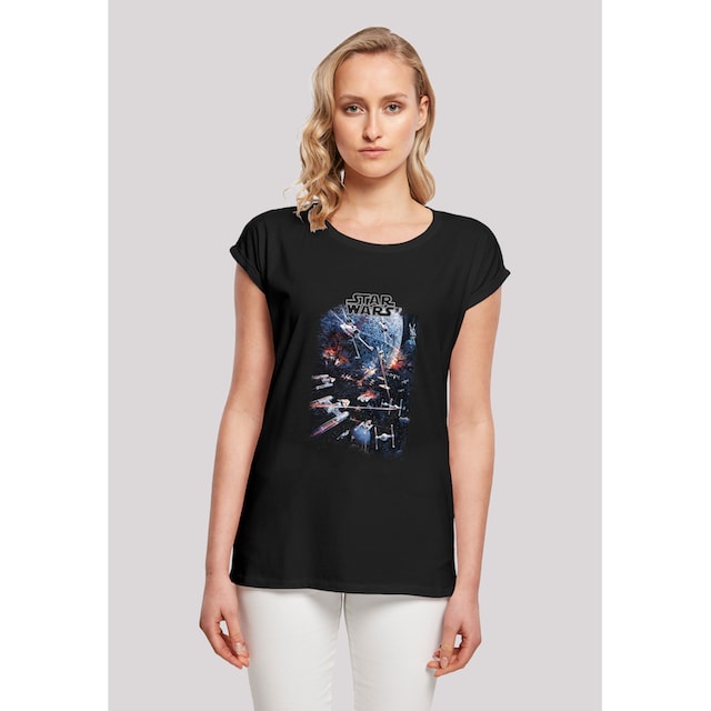 F4NT4STIC Kurzarmshirt »Damen Star Wars Universe- with Ladies Extended  Shoulder Tee«, (1 tlg.) online kaufen | BAUR