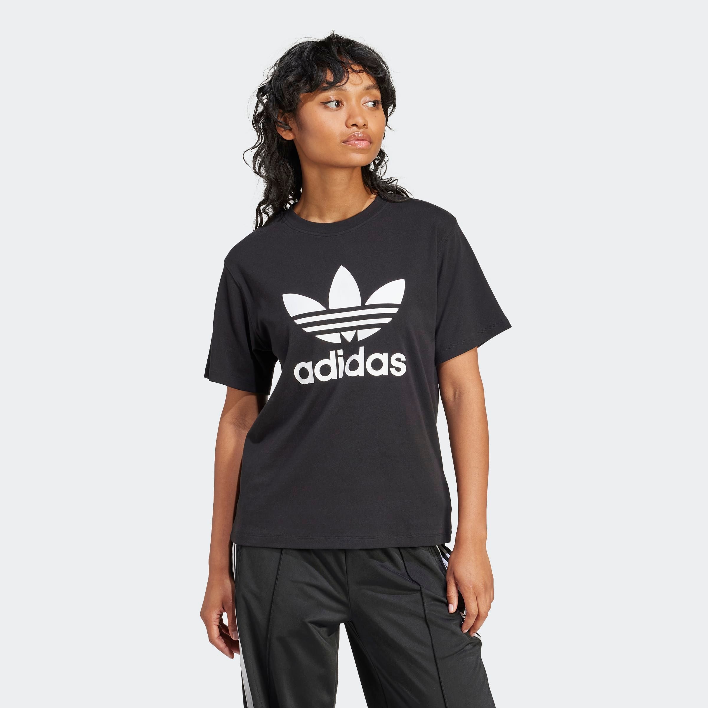 adidas Originals T-Shirt "TREFOIL TEE", Basic Shirt mit großem Trefoil Logo günstig online kaufen