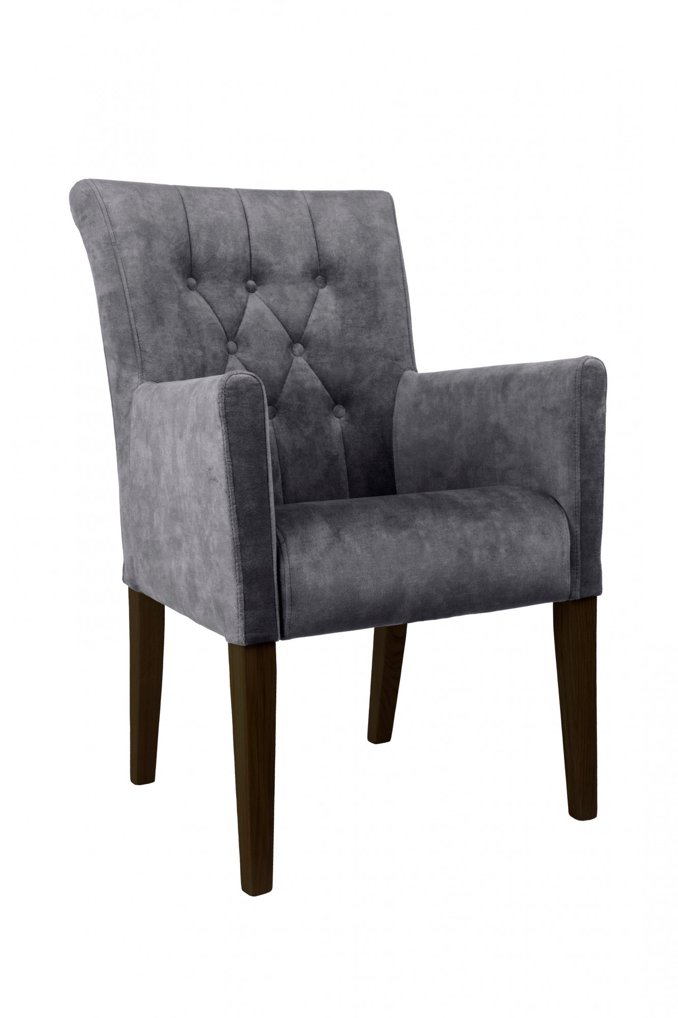 Home affaire Armlehnstuhl "Cortega Esszimmerstuhl mit Knopfheftung" () 1 St günstig online kaufen