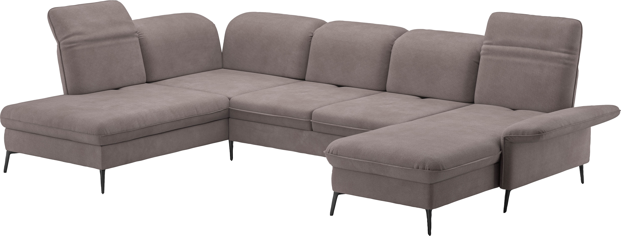 sit&more Wohnlandschaft »Emely«, mit Sitztiefenverstellung optional mit Bettfunktion und Bettkasten