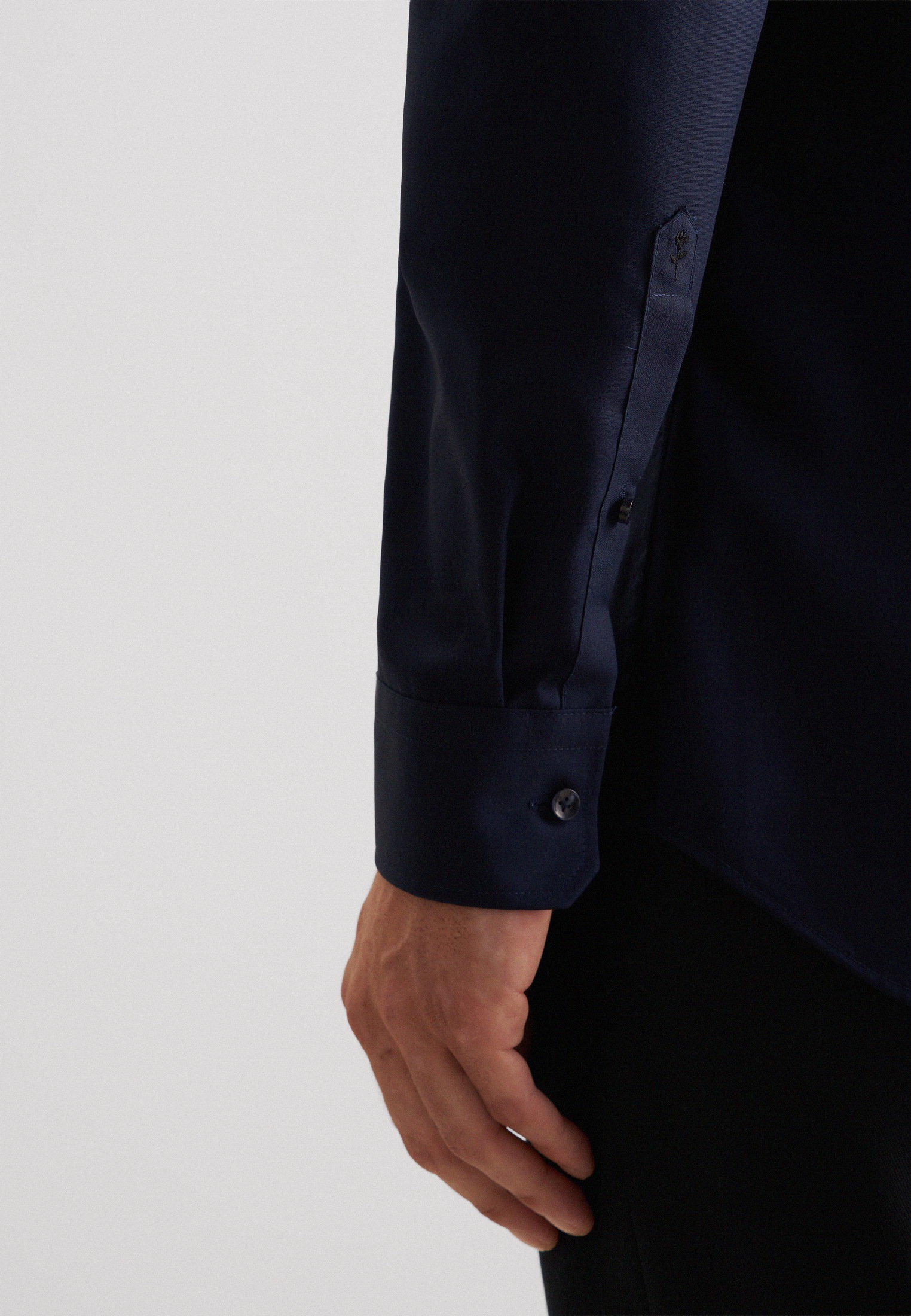 Seidensticker Schwarze Rose Men Shirt Dark Blue M39 3