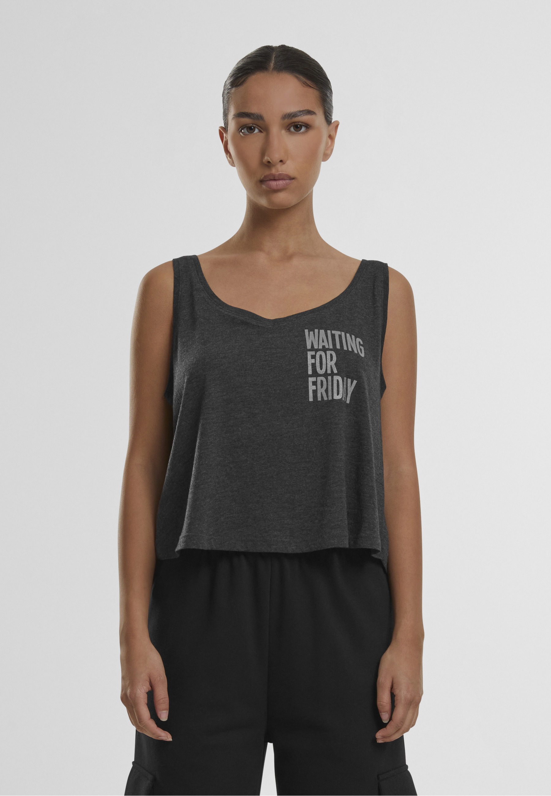 MisterTee Muskelshirt »MisterTee Damen Ladies Waiting For Friday Box Tank« 1 Stk.