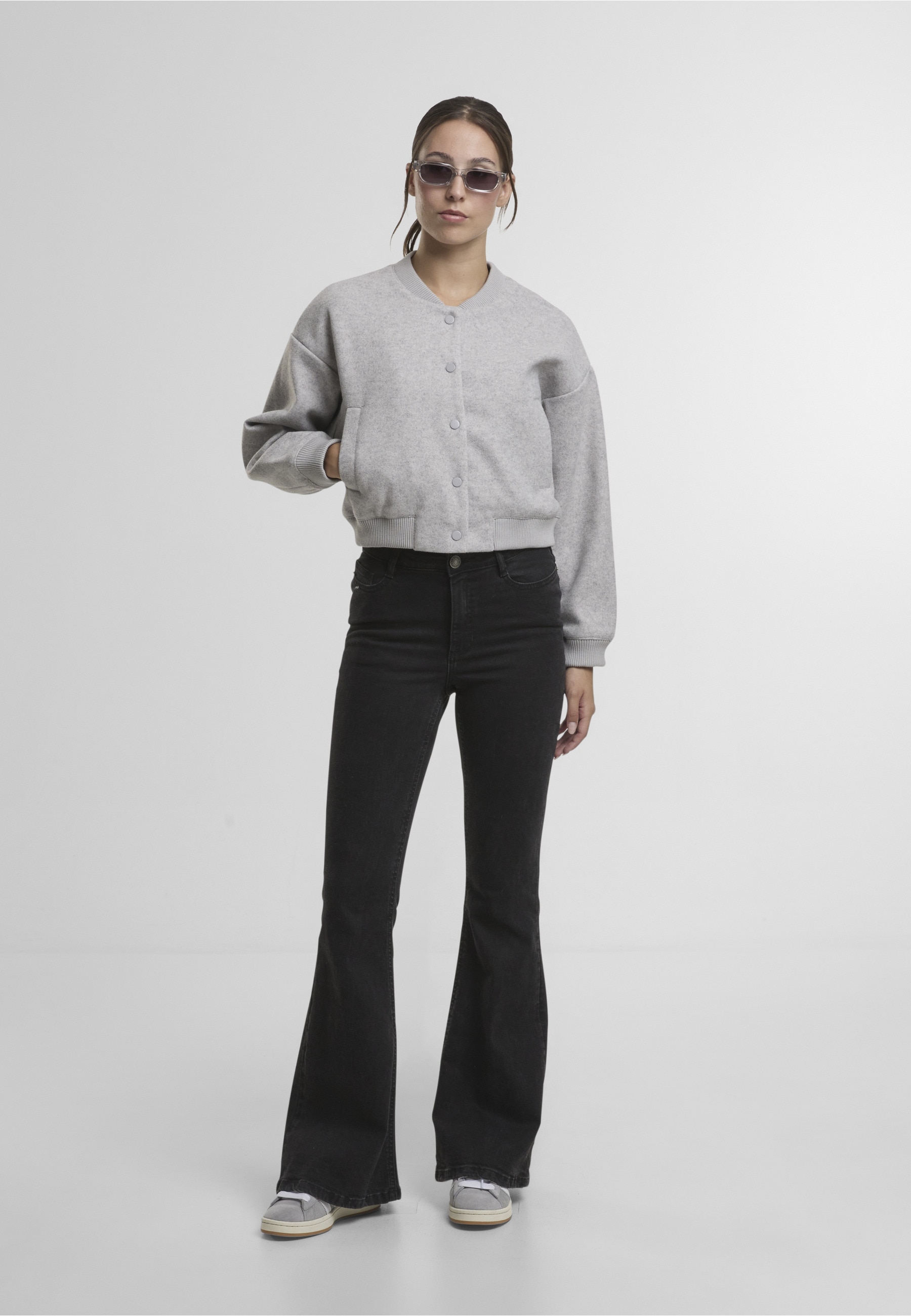 URBAN CLASSICS Langmantel »Urban Classics Ladies Balloon Bomber Jacket«