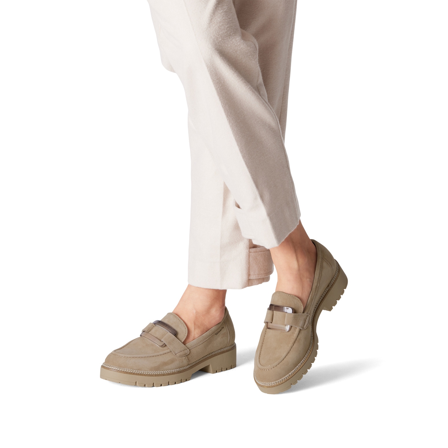 Tamaris Loafer, Blockabsatz, Slipper, Businesschuh mit Touch-It-Ausstattung