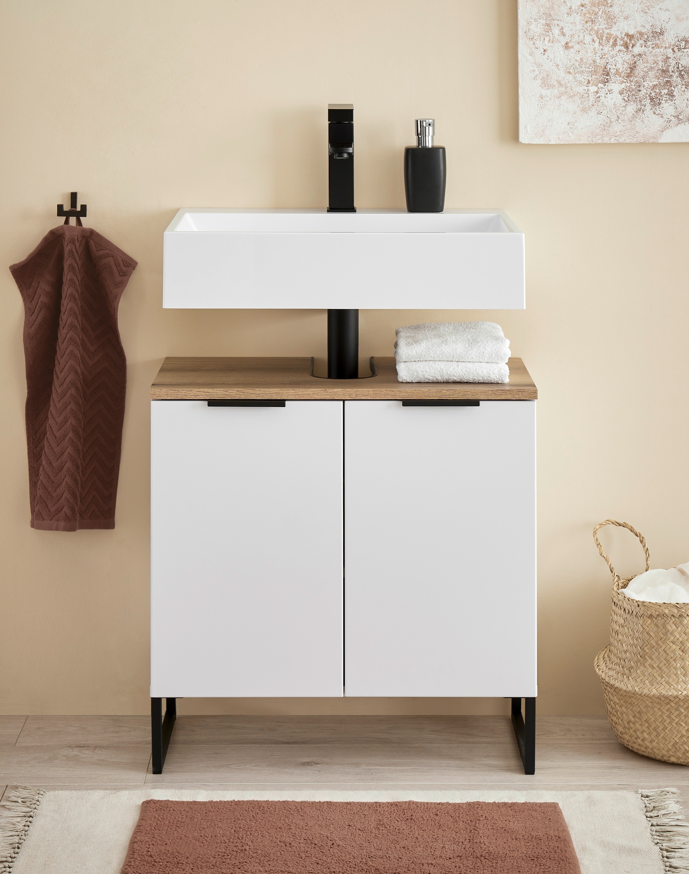 BASIC by Balculina Waschbeckenunterschrank "Denver Waschbeckenunterschrank, günstig online kaufen