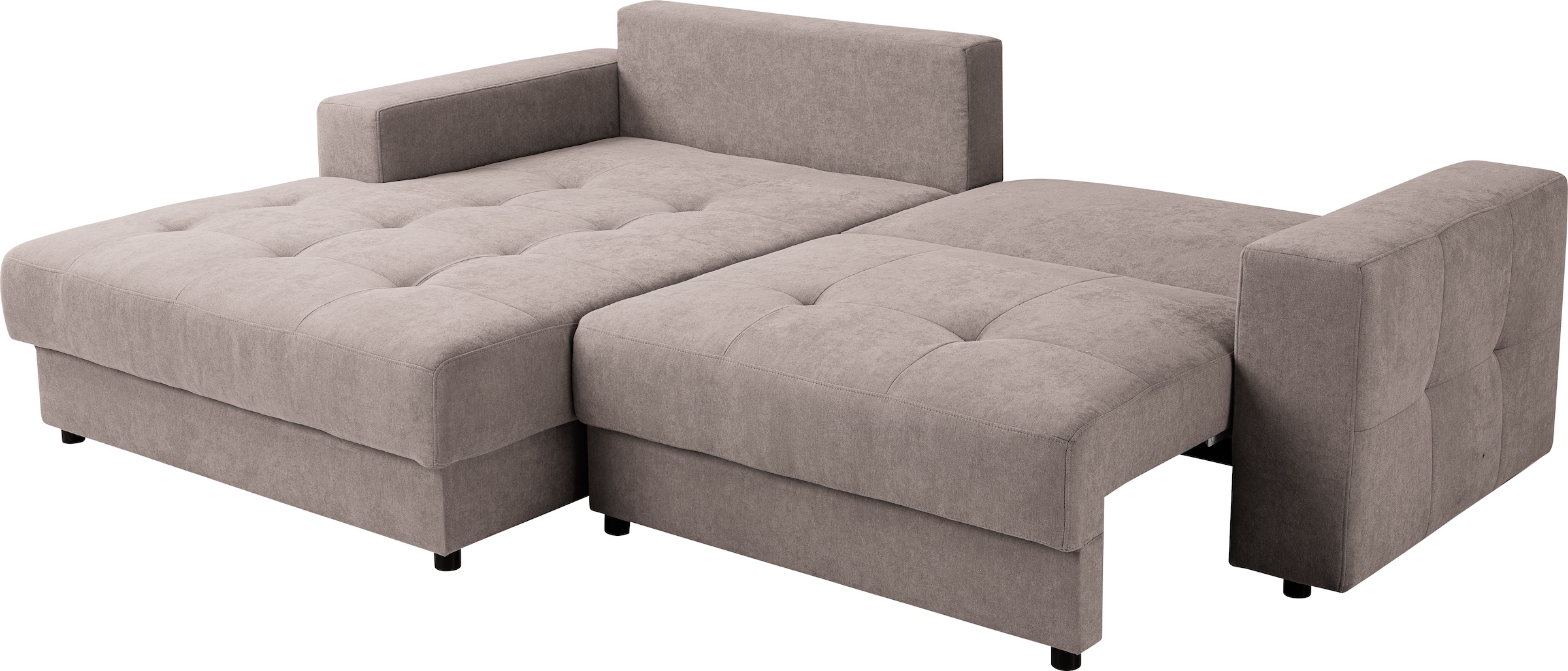 WERK2 Ecksofa »Indiana inkl. Bettfunktion & Bettkasten, Luxus-Mircofaser, bequem« Luxus-Microfaser weich ENJOY NEW, L-Form, XXL, Schlaffunktion